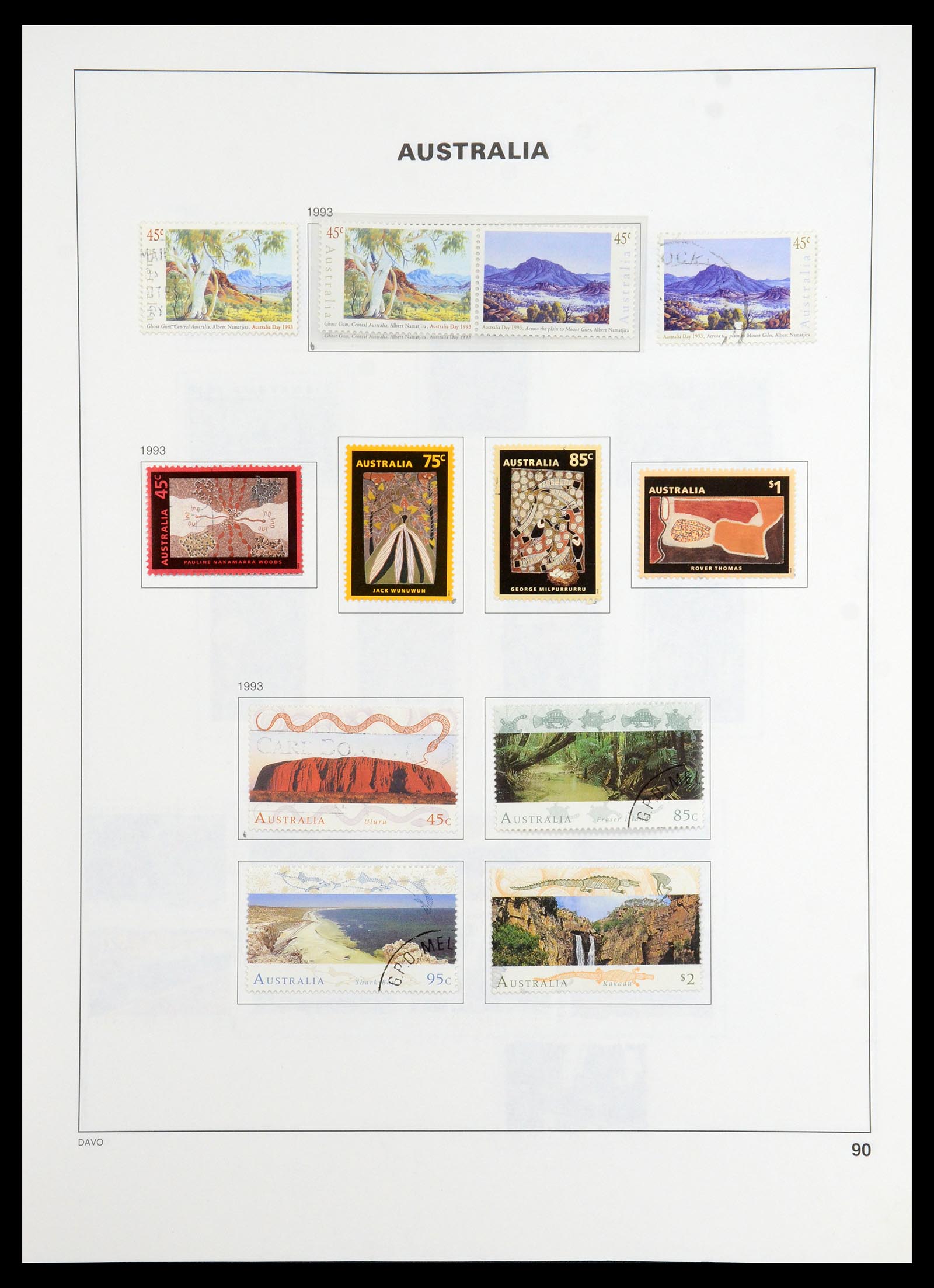 35777 107 - Stamp Collection 35777 Australian States/Australia 1860-2005.