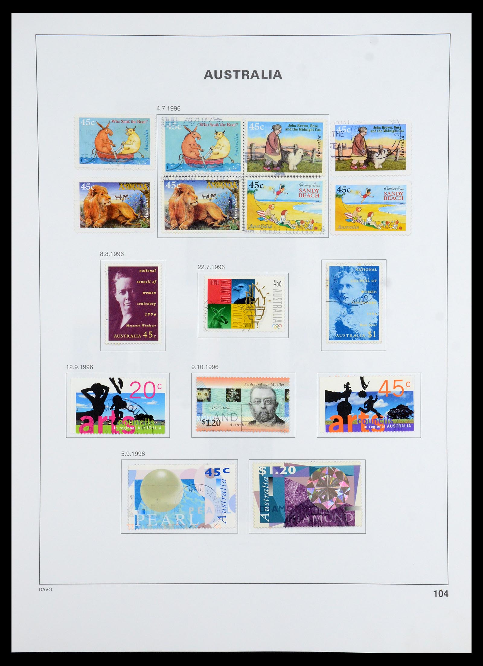 35777 121 - Stamp Collection 35777 Australian States/Australia 1860-2005.