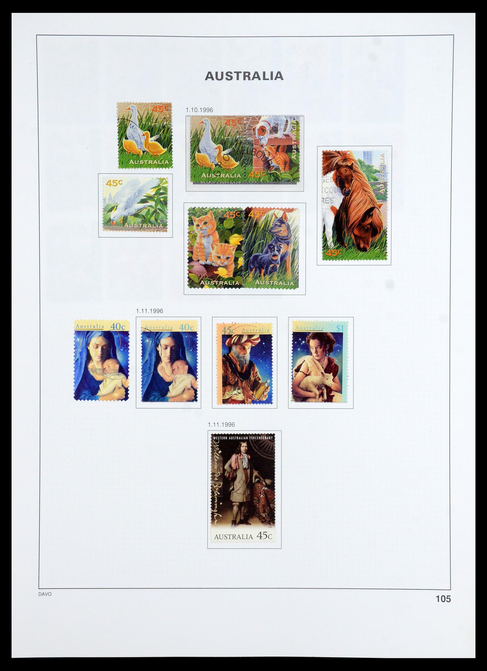 35777 122 - Stamp Collection 35777 Australian States/Australia 1860-2005.