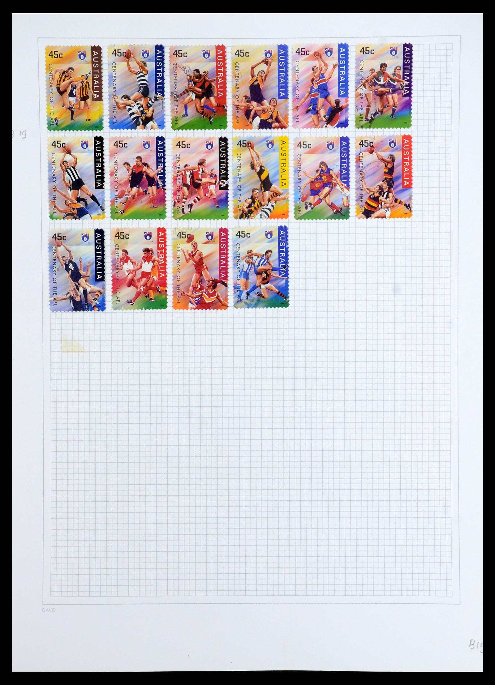 35777 123 - Postzegelverzameling 35777 Australische Staten/Australië 1860-2005.