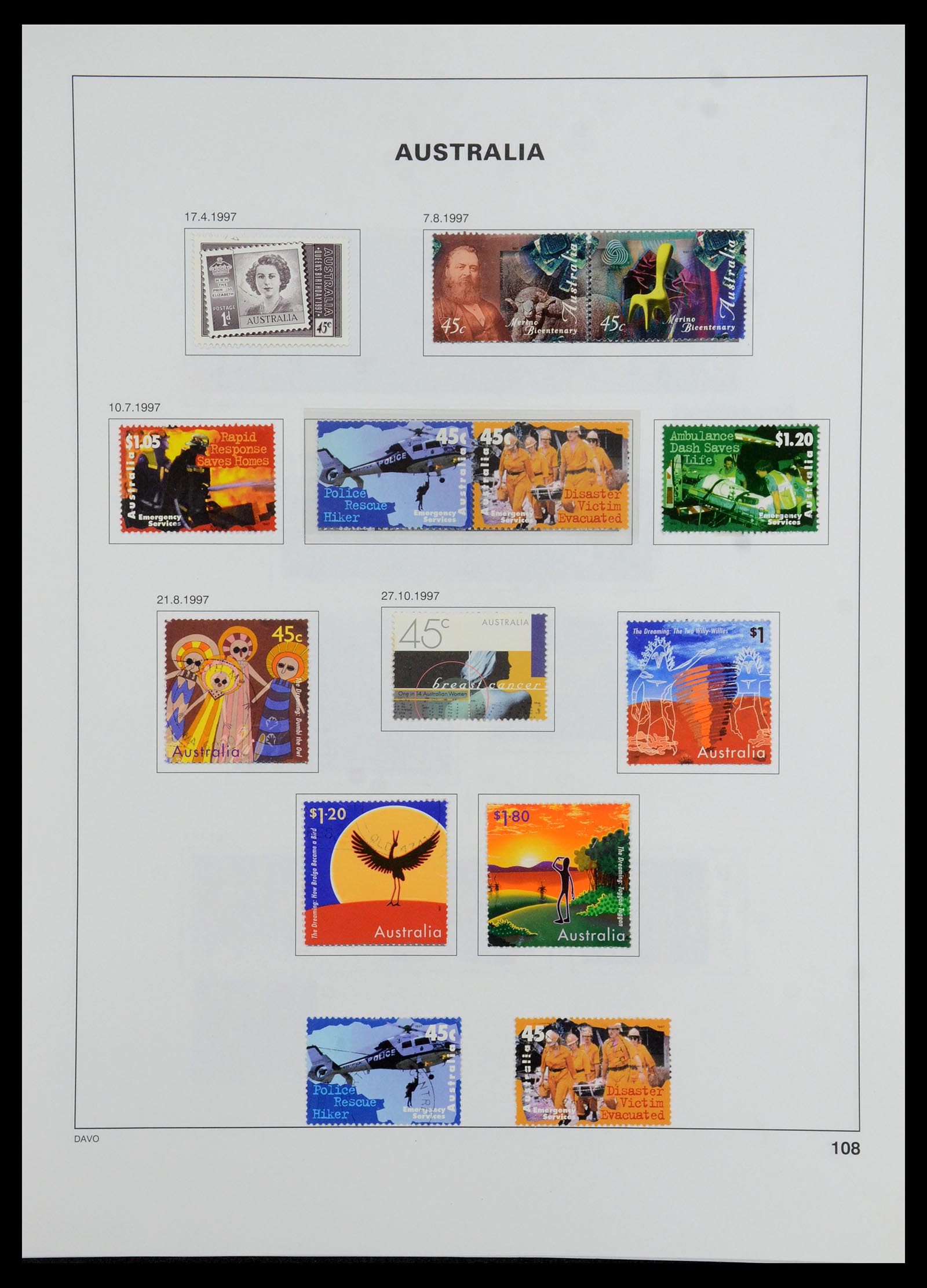 35777 126 - Postzegelverzameling 35777 Australische Staten/Australië 1860-2005.