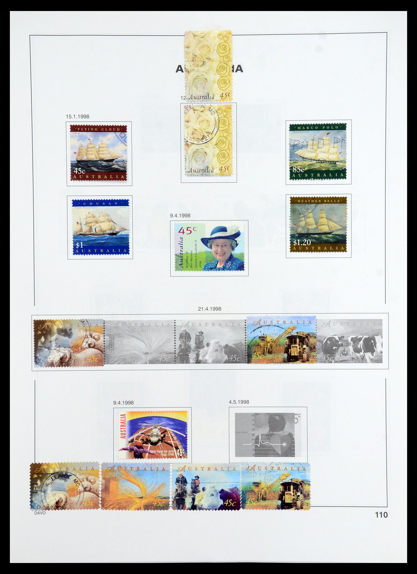 35777 128 - Postzegelverzameling 35777 Australische Staten/Australië 1860-2005.