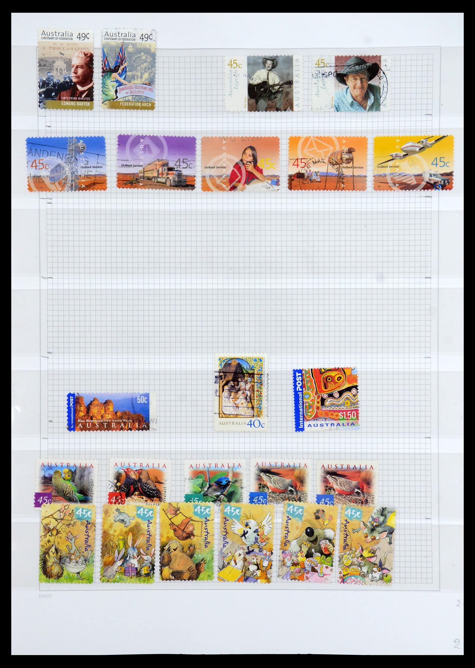 35777 145 - Stamp Collection 35777 Australian States/Australia 1860-2005.