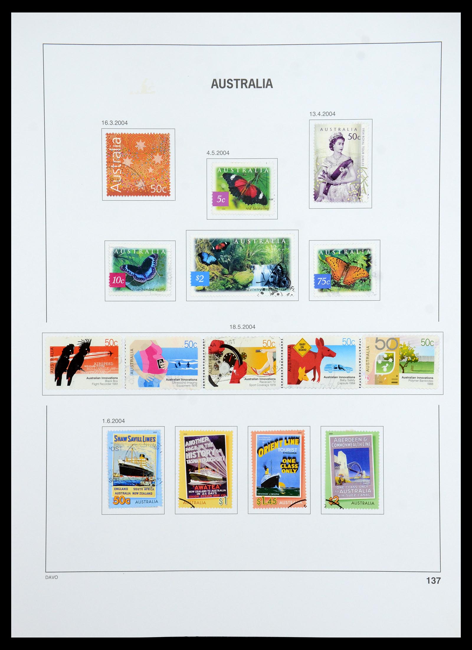 35777 157 - Stamp Collection 35777 Australian States/Australia 1860-2005.