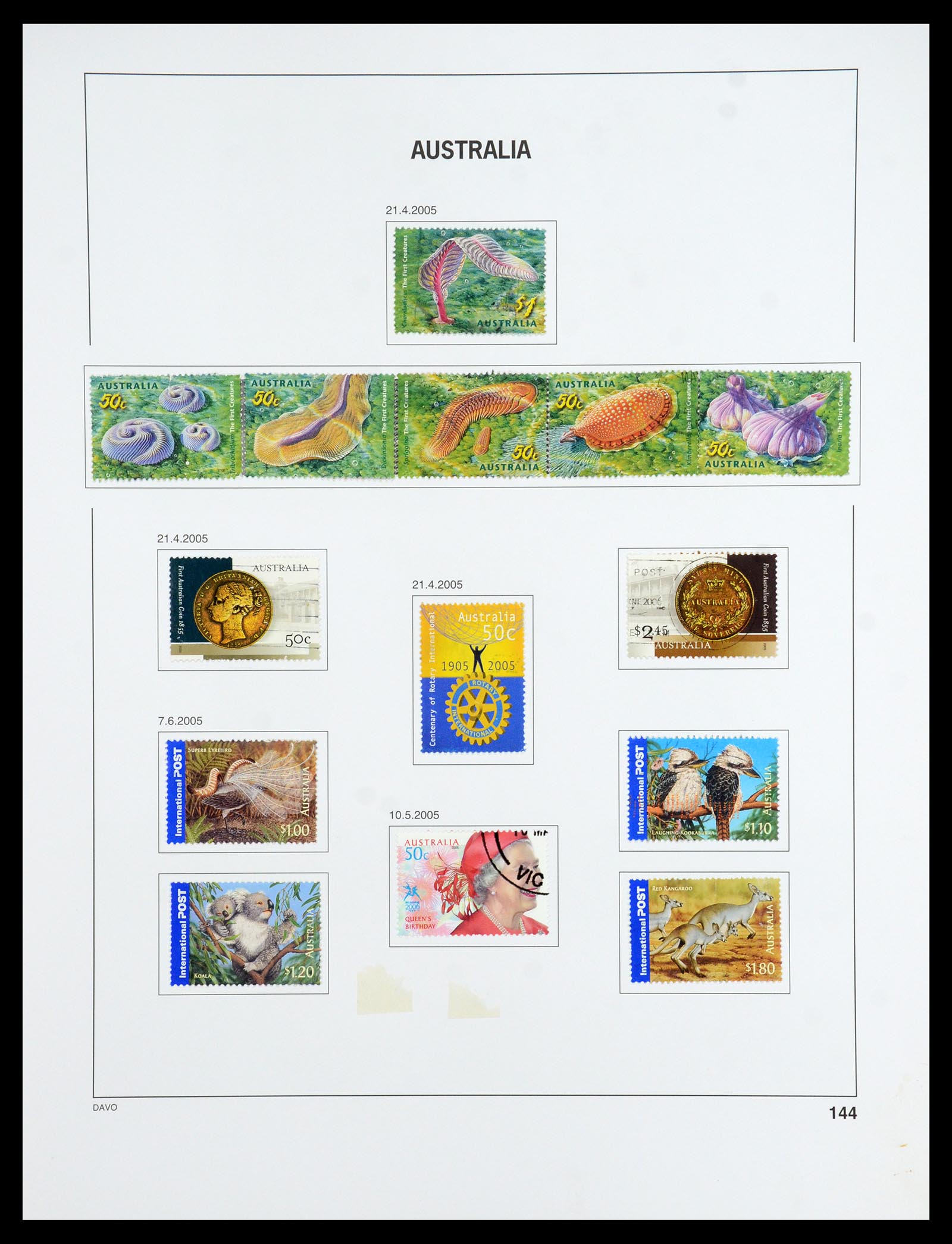 35777 164 - Stamp Collection 35777 Australian States/Australia 1860-2005.