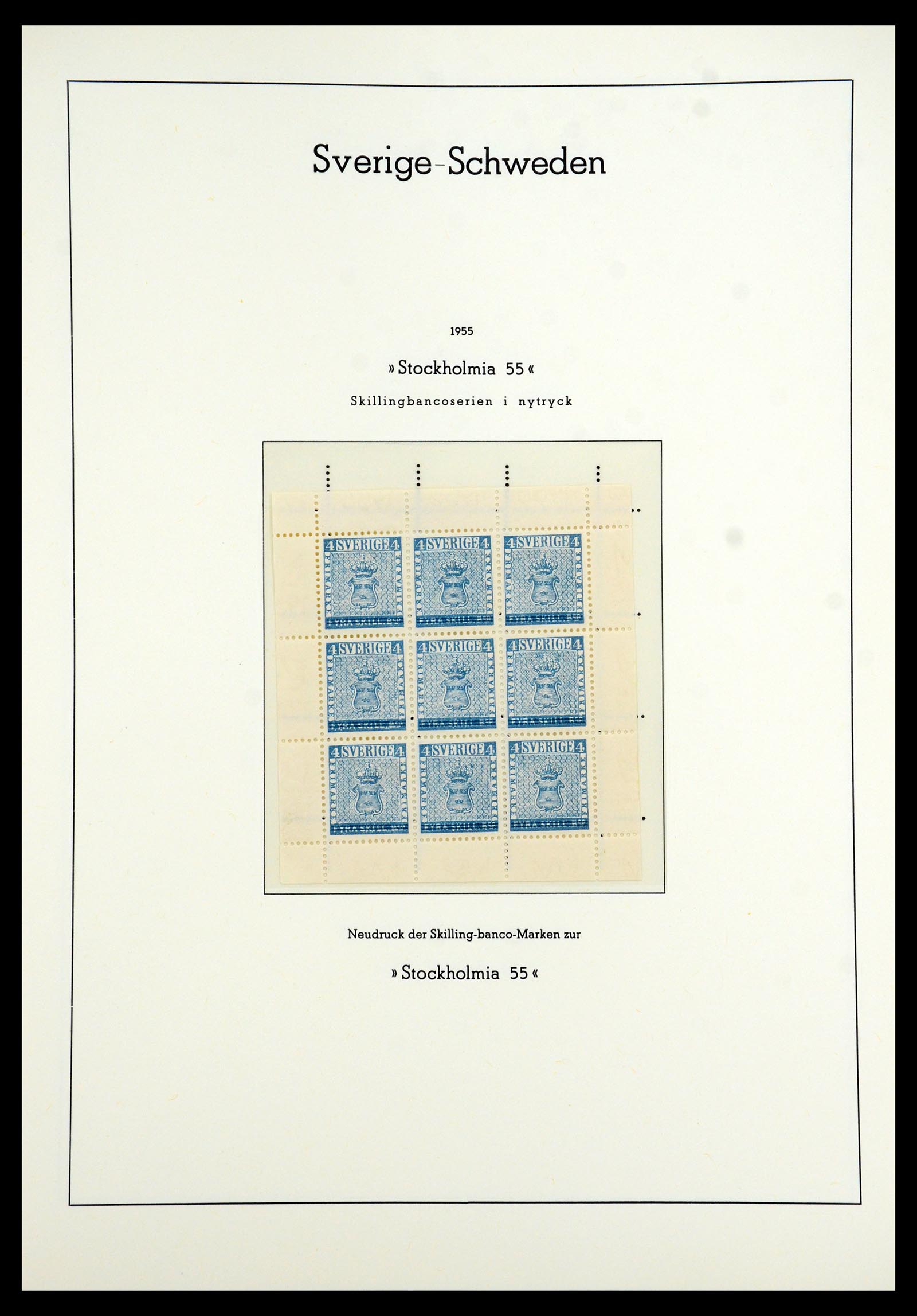 35778 041 - Postzegelverzameling 35778 Zweden 1855-1990.