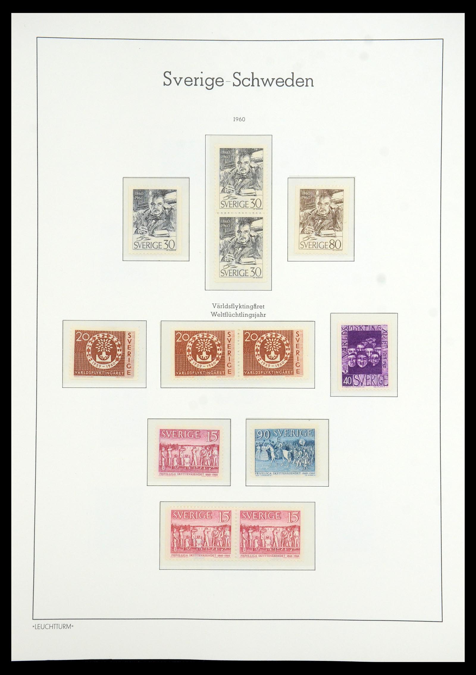 35778 051 - Postzegelverzameling 35778 Zweden 1855-1990.