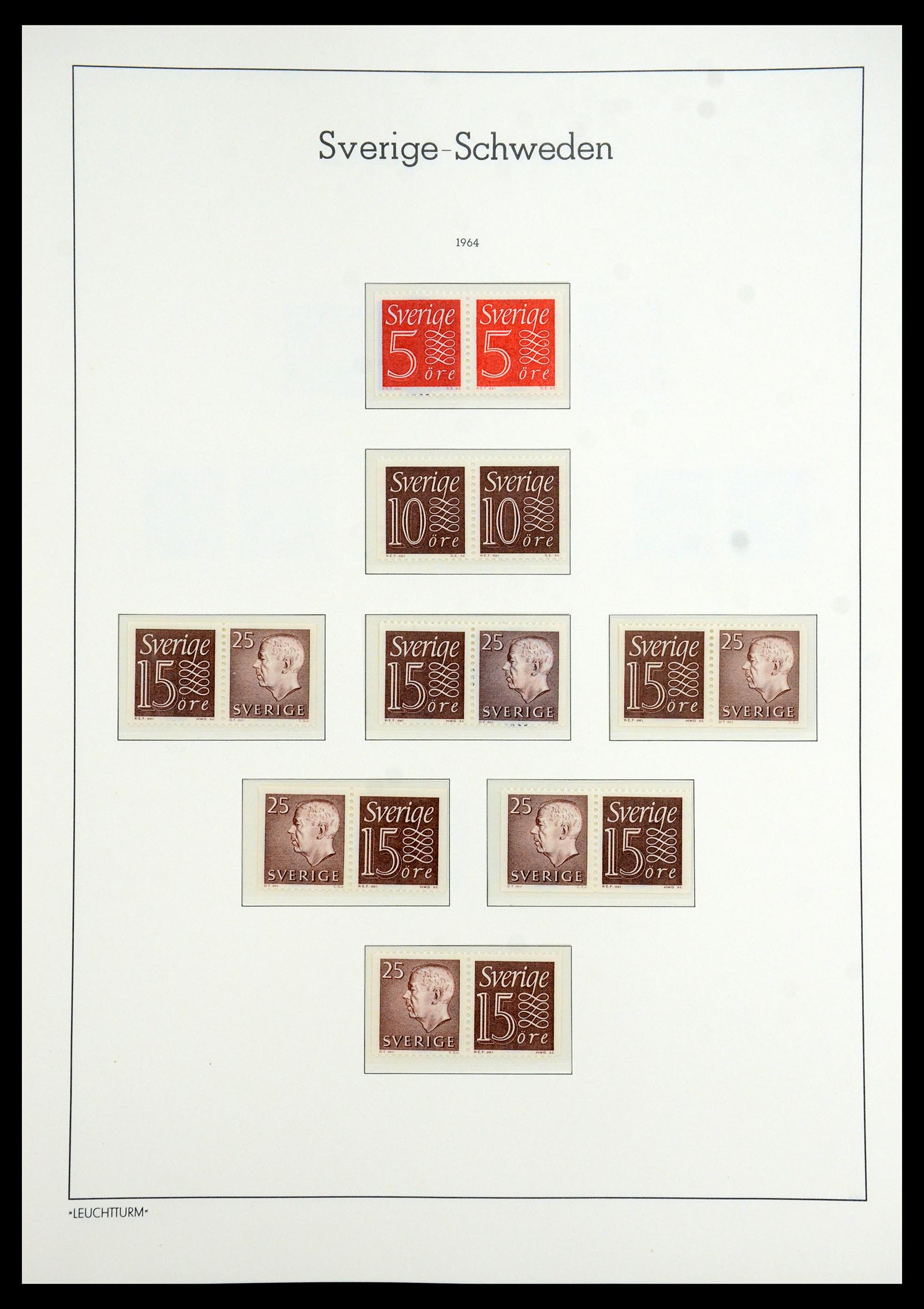 35778 062 - Stamp Collection 35778 Sweden 1855-1990.