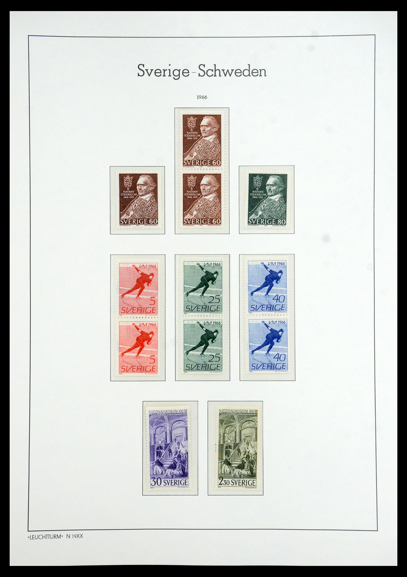 35778 068 - Stamp Collection 35778 Sweden 1855-1990.