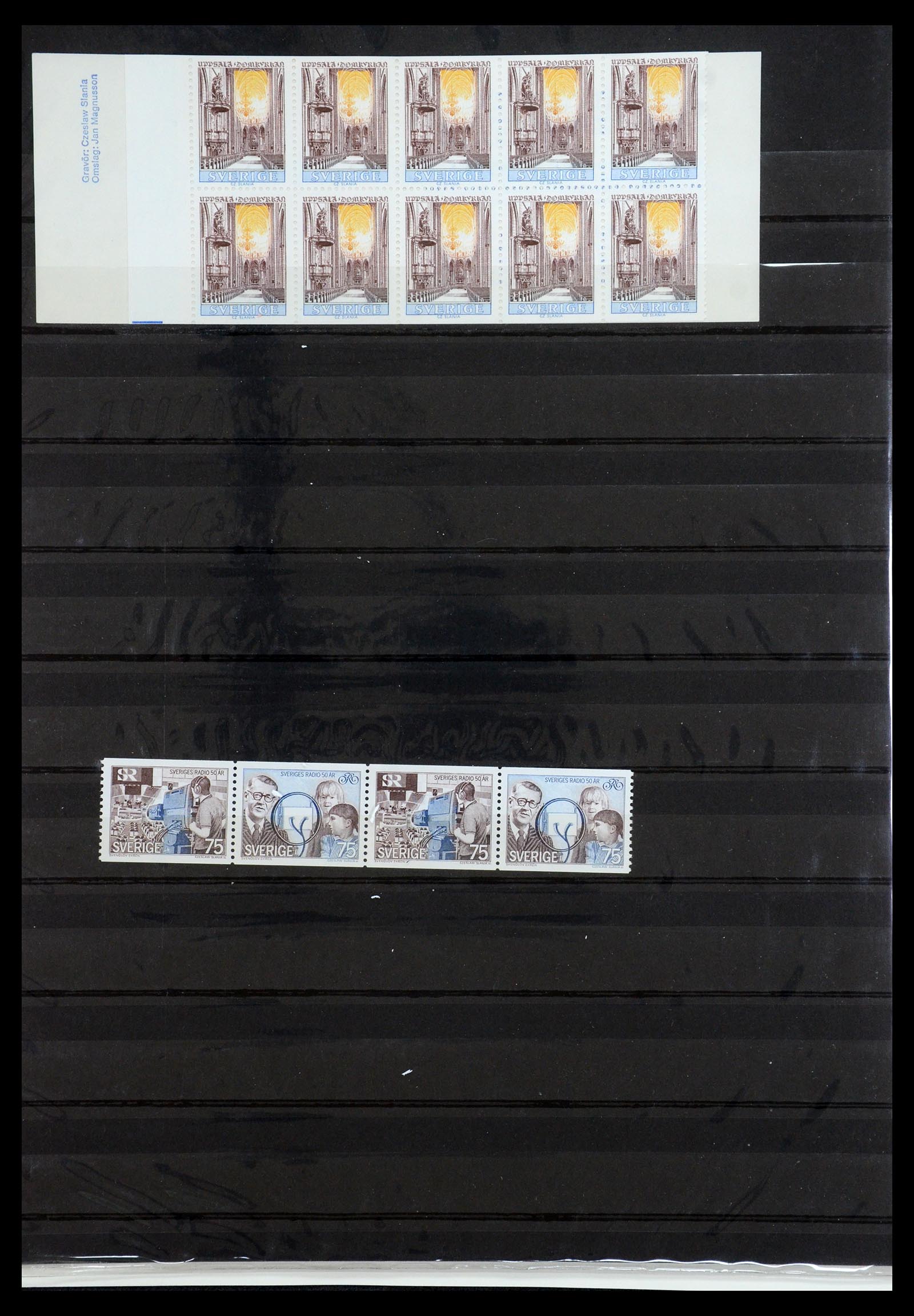 35778 093 - Postzegelverzameling 35778 Zweden 1855-1990.