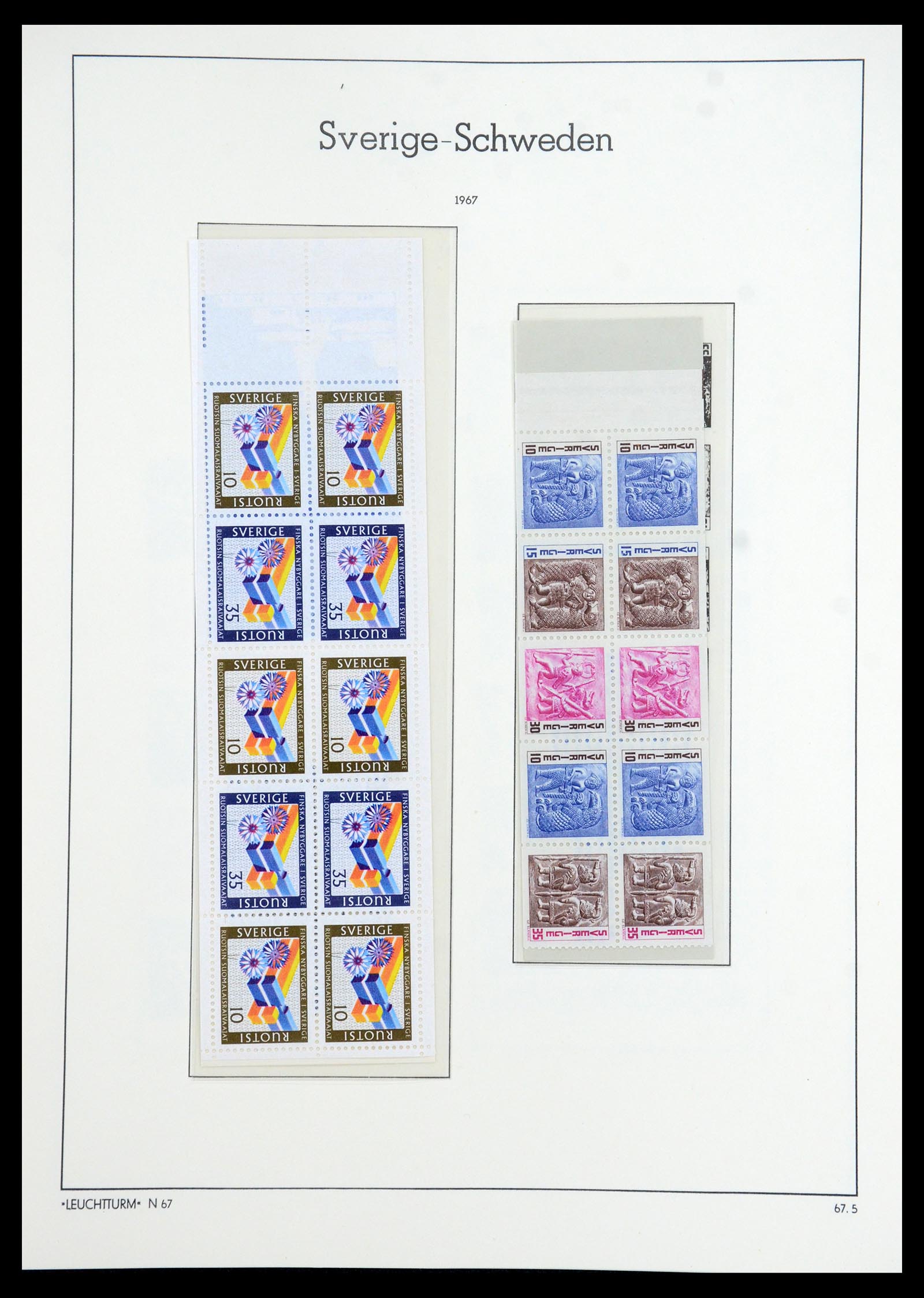 35778 096 - Postzegelverzameling 35778 Zweden 1855-1990.