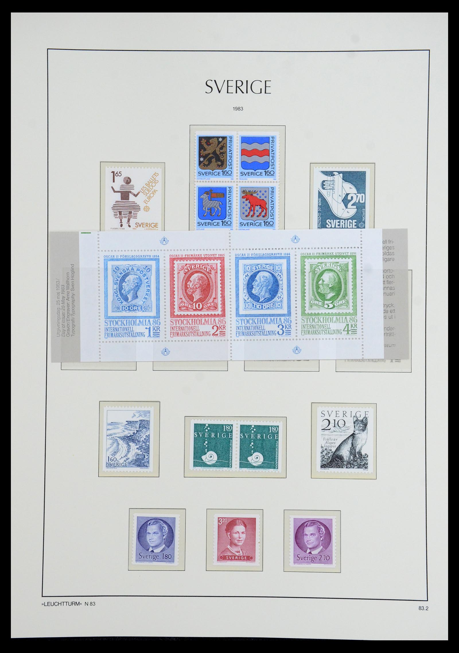 35778 229 - Postzegelverzameling 35778 Zweden 1855-1990.