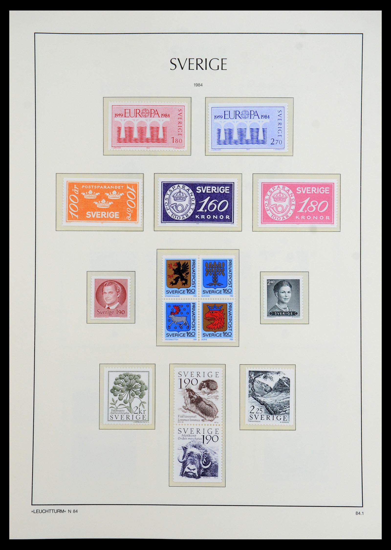 35778 232 - Postzegelverzameling 35778 Zweden 1855-1990.