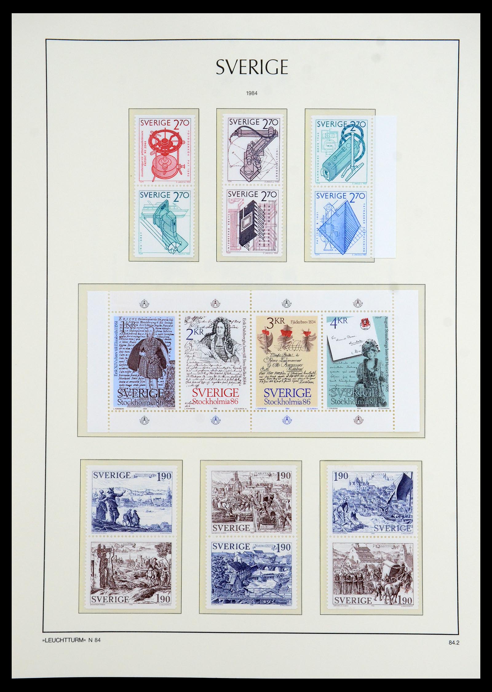 35778 233 - Stamp Collection 35778 Sweden 1855-1990.