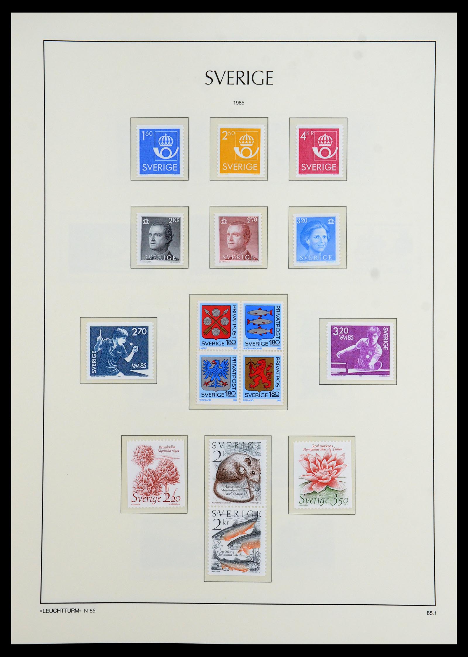 35778 236 - Postzegelverzameling 35778 Zweden 1855-1990.
