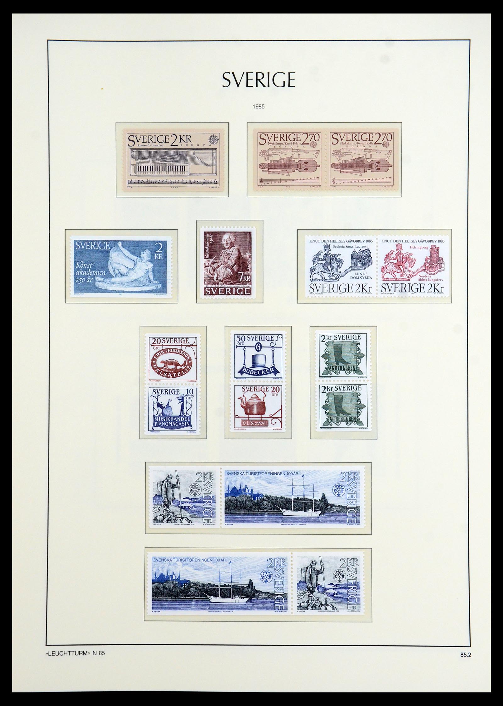 35778 237 - Stamp Collection 35778 Sweden 1855-1990.