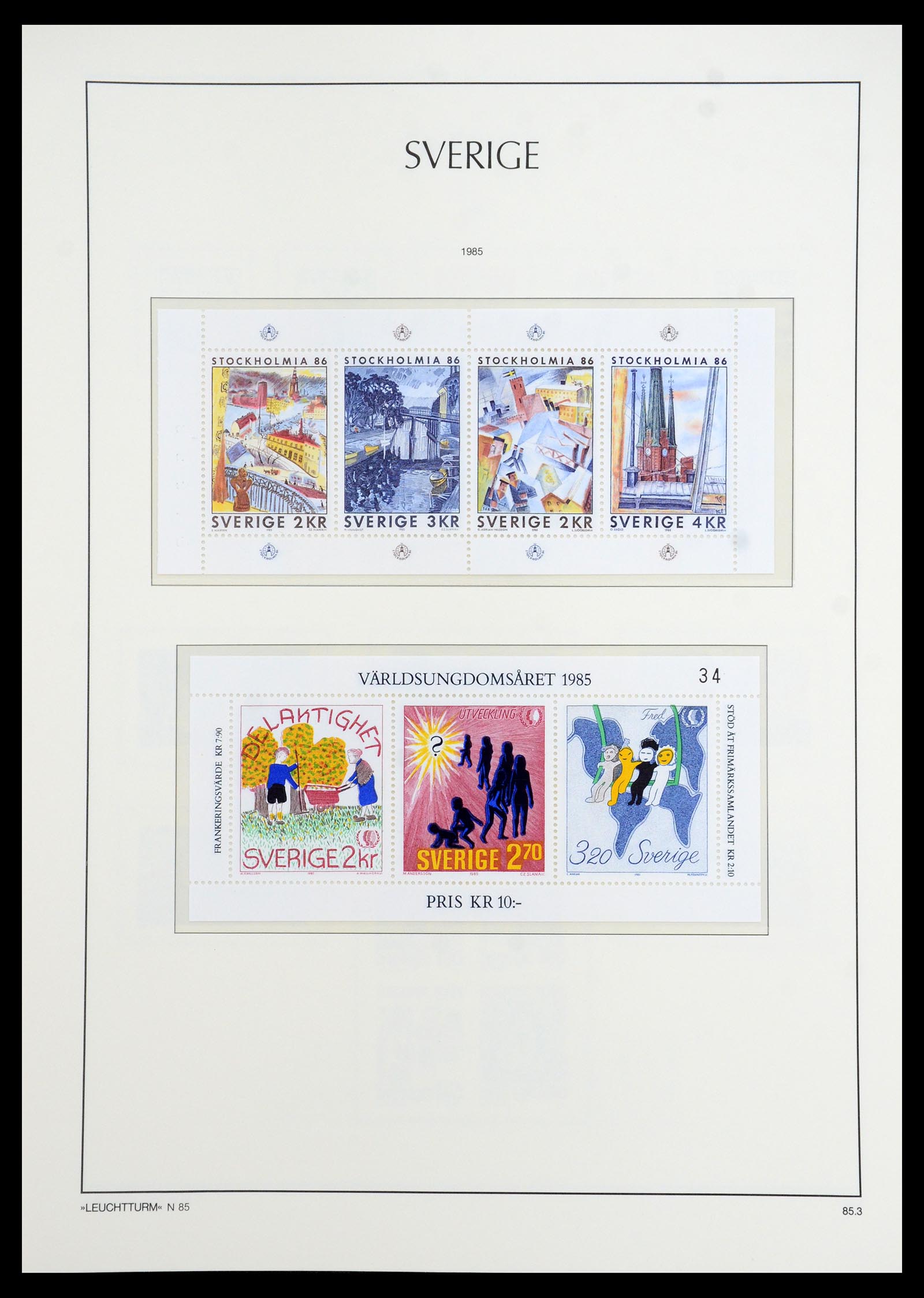 35778 238 - Postzegelverzameling 35778 Zweden 1855-1990.