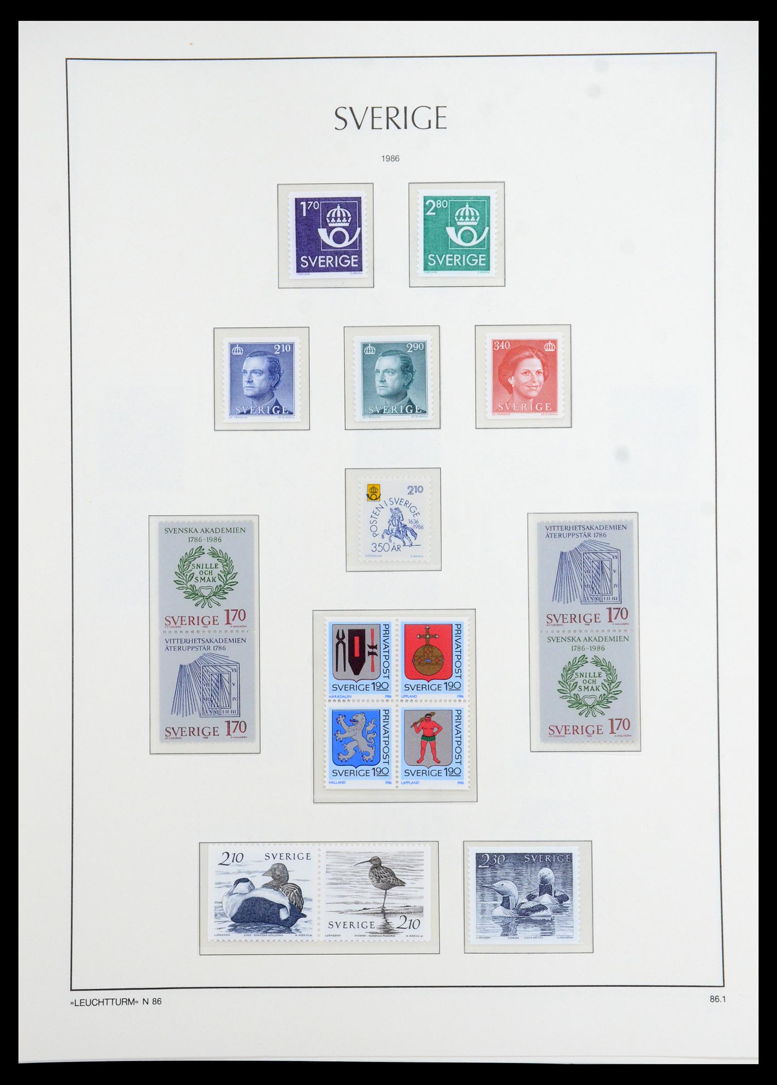 35778 240 - Postzegelverzameling 35778 Zweden 1855-1990.