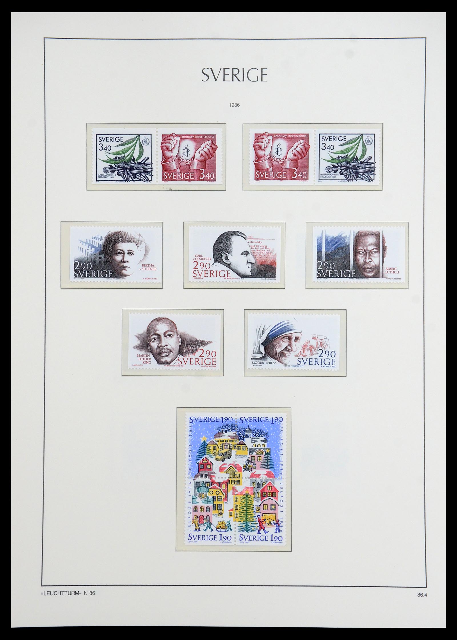 35778 243 - Postzegelverzameling 35778 Zweden 1855-1990.