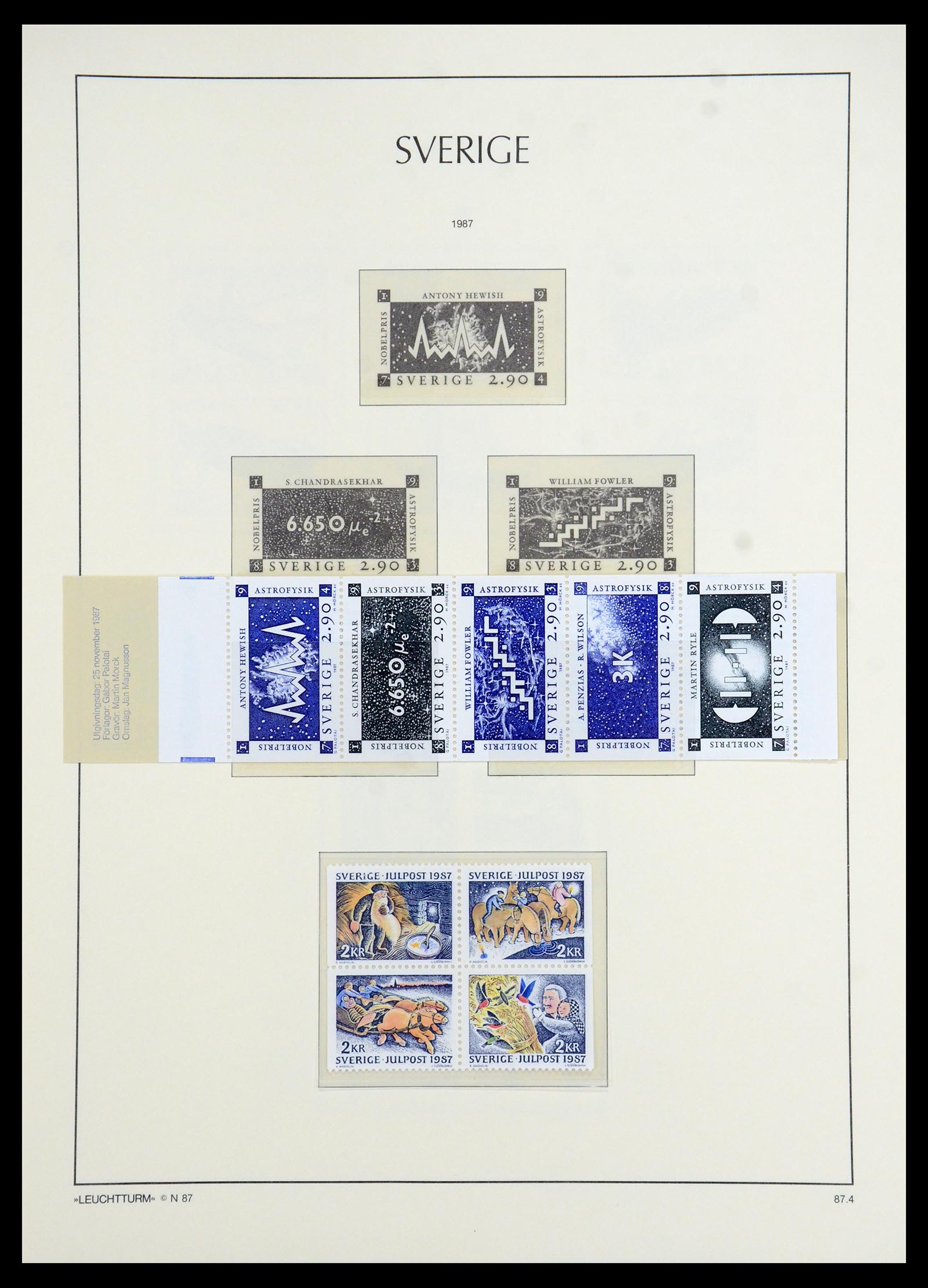 35778 247 - Postzegelverzameling 35778 Zweden 1855-1990.