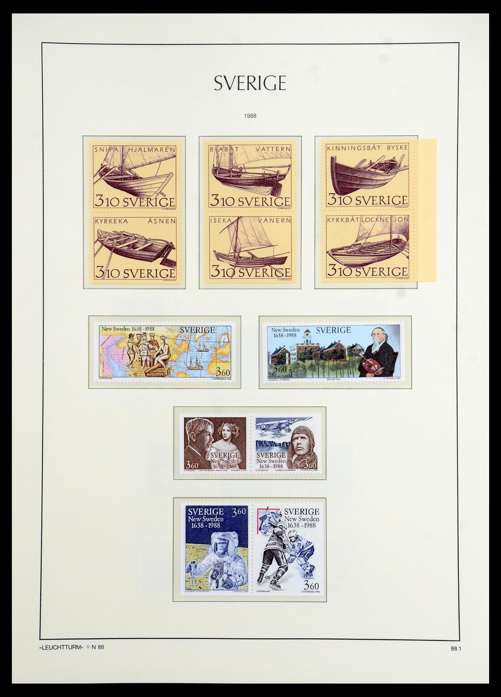 35778 248 - Postzegelverzameling 35778 Zweden 1855-1990.