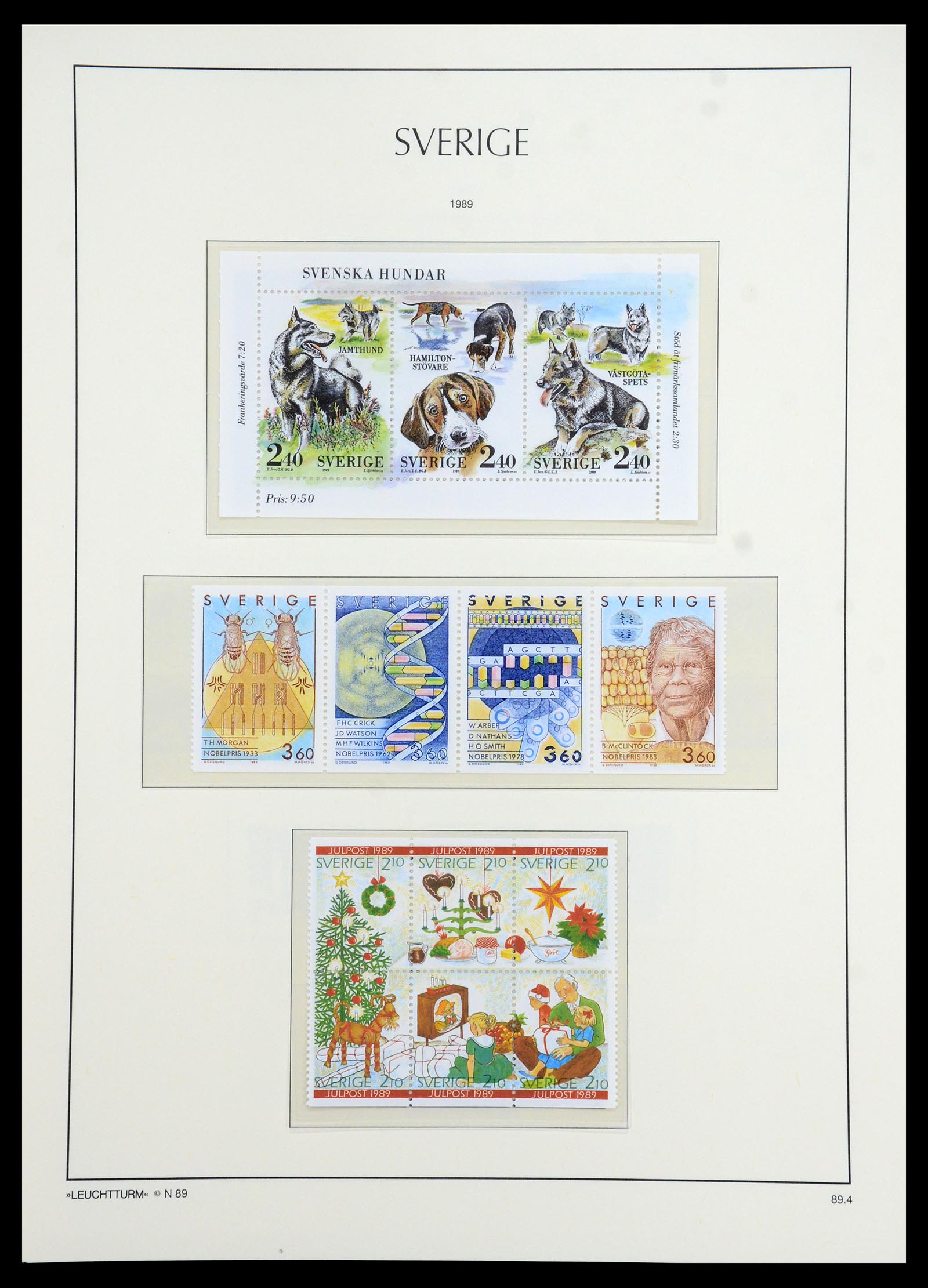 35778 255 - Postzegelverzameling 35778 Zweden 1855-1990.