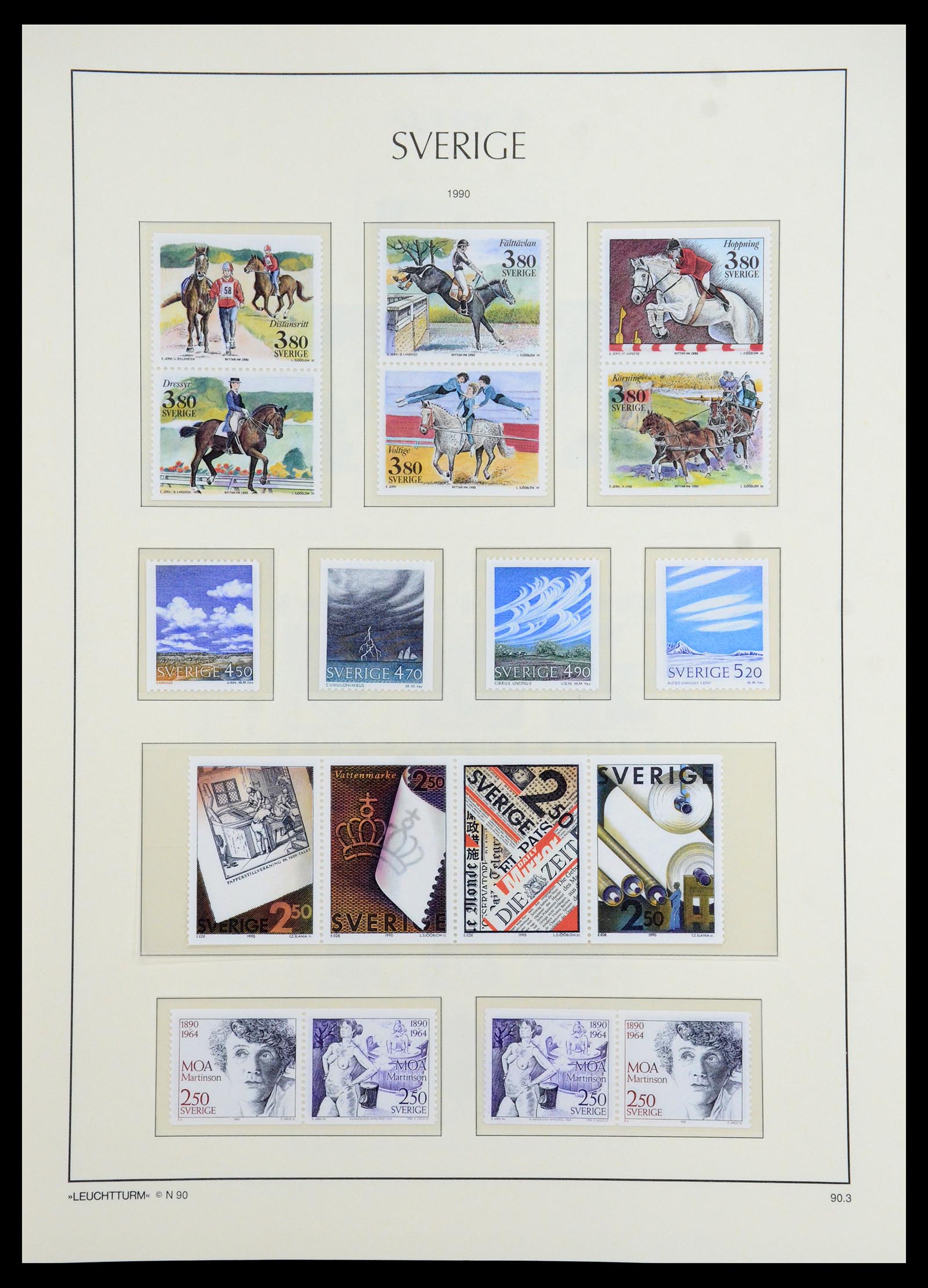 35778 258 - Postzegelverzameling 35778 Zweden 1855-1990.