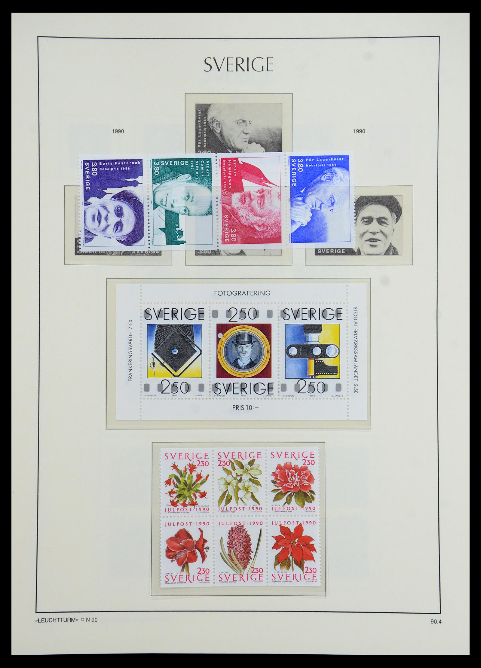 35778 259 - Postzegelverzameling 35778 Zweden 1855-1990.