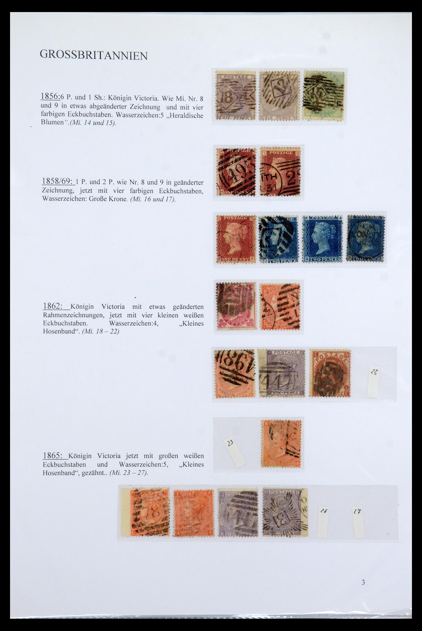 35779 003 - Postzegelverzameling 35779 Engeland 1840-1979.