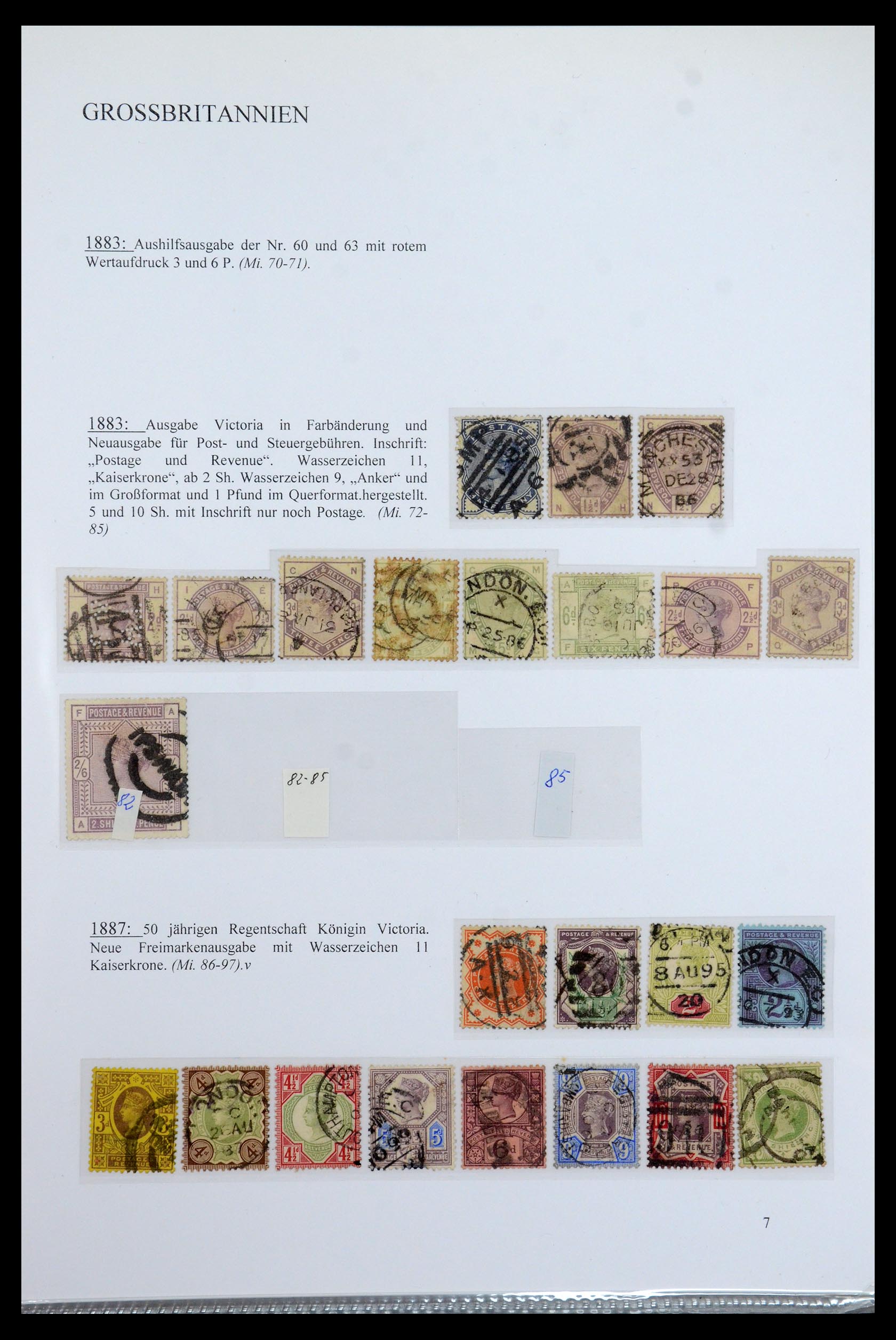 35779 011 - Postzegelverzameling 35779 Engeland 1840-1979.