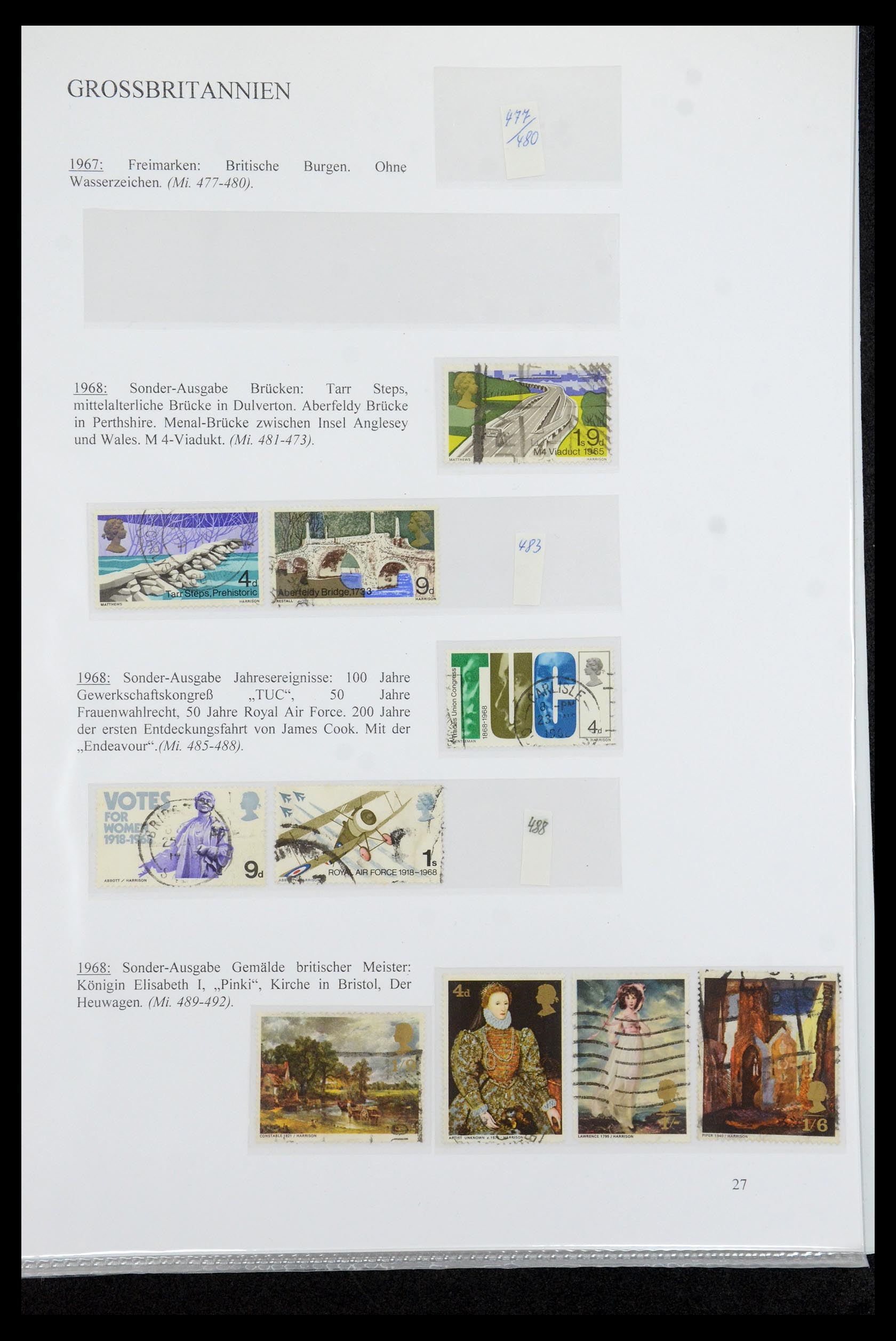 35779 029 - Postzegelverzameling 35779 Engeland 1840-1979.