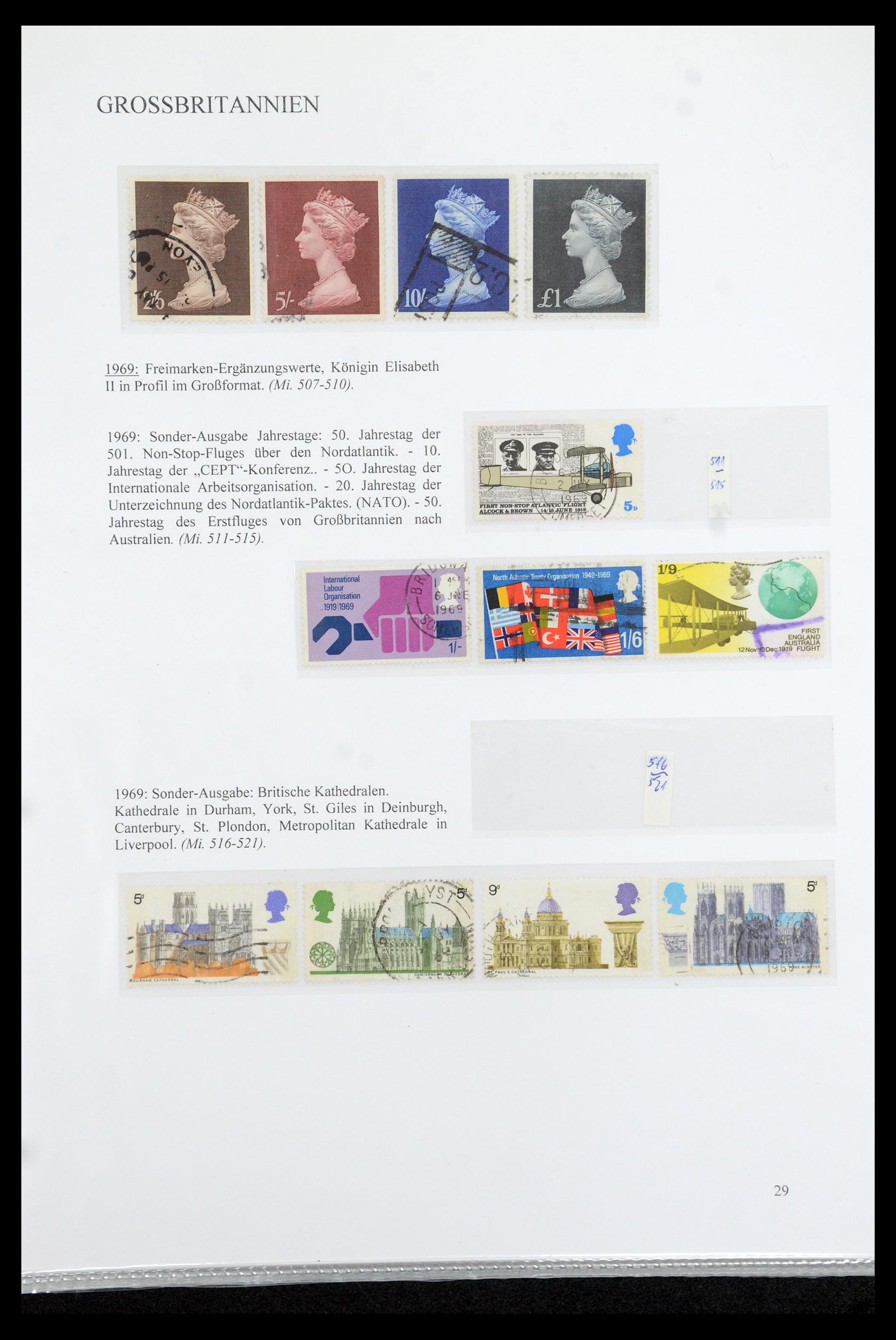 35779 031 - Postzegelverzameling 35779 Engeland 1840-1979.