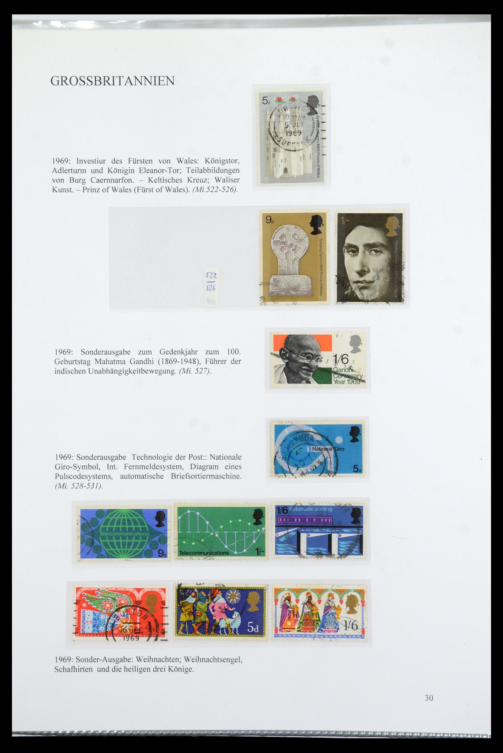 35779 032 - Postzegelverzameling 35779 Engeland 1840-1979.