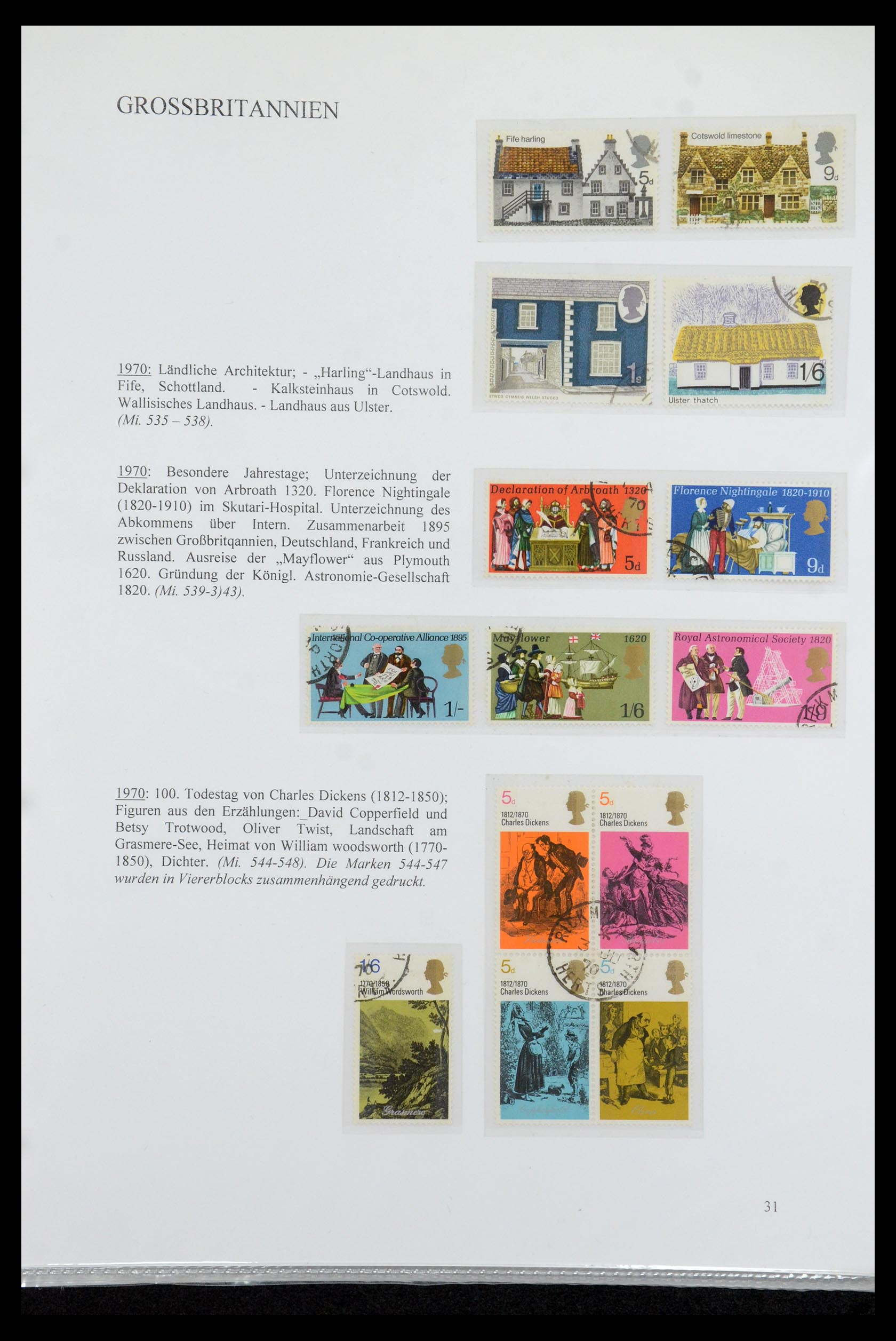 35779 033 - Postzegelverzameling 35779 Engeland 1840-1979.