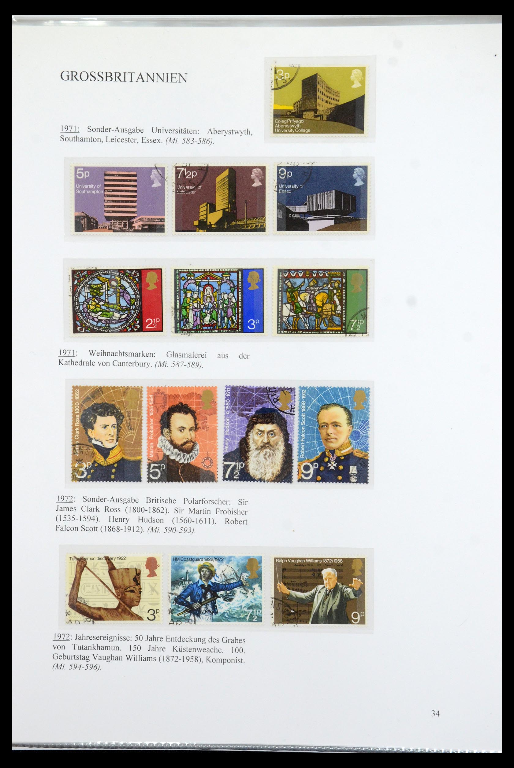 35779 036 - Postzegelverzameling 35779 Engeland 1840-1979.
