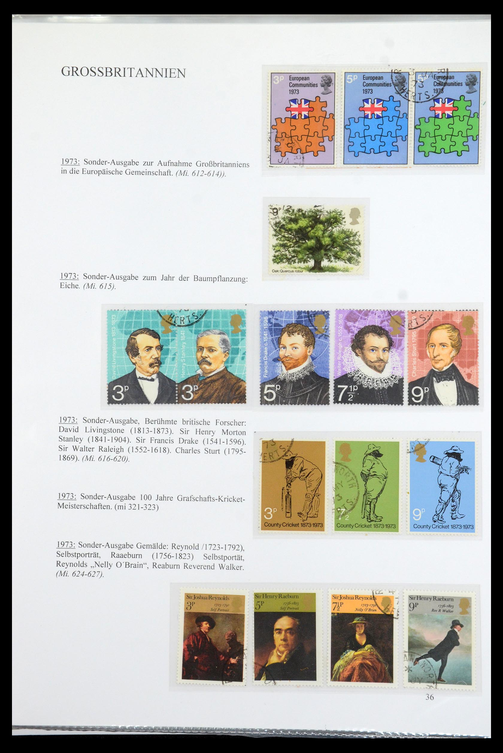 35779 038 - Postzegelverzameling 35779 Engeland 1840-1979.