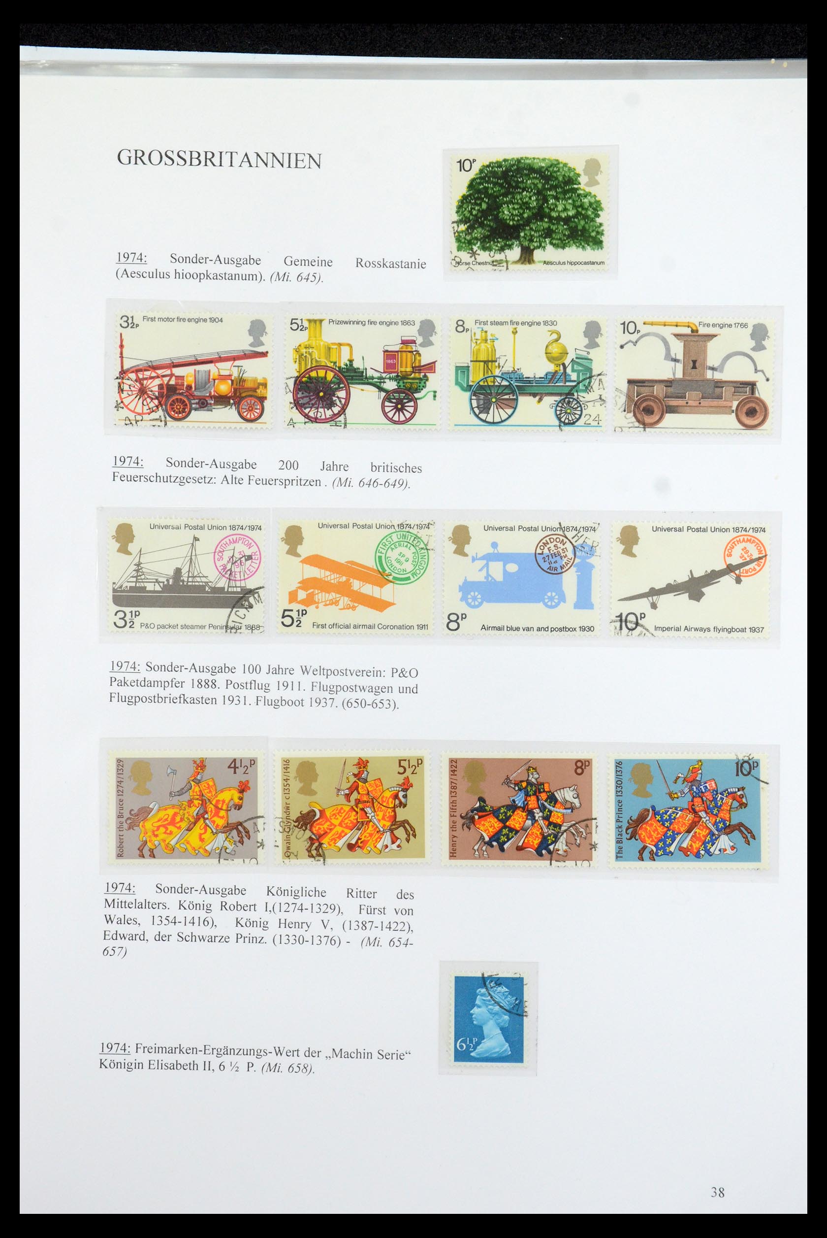 35779 040 - Postzegelverzameling 35779 Engeland 1840-1979.