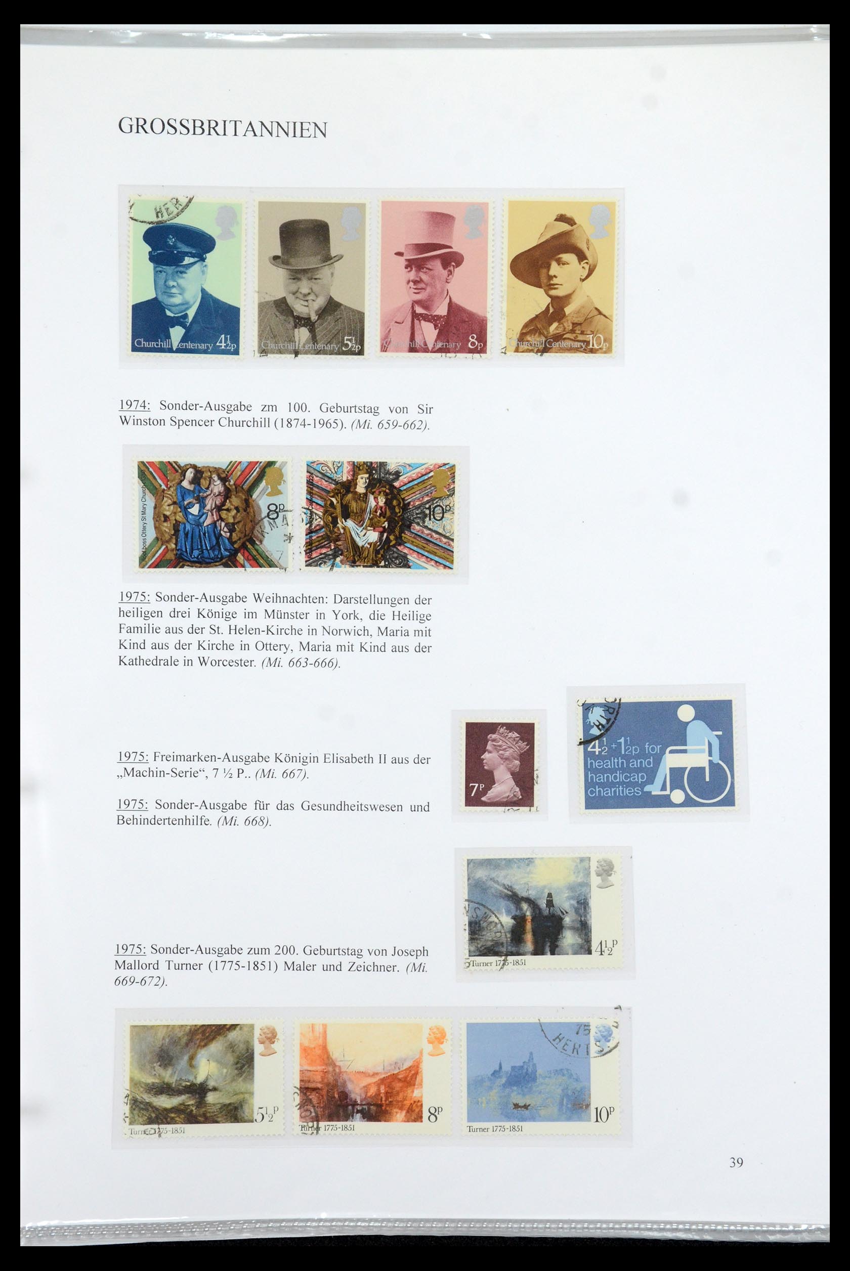 35779 041 - Postzegelverzameling 35779 Engeland 1840-1979.