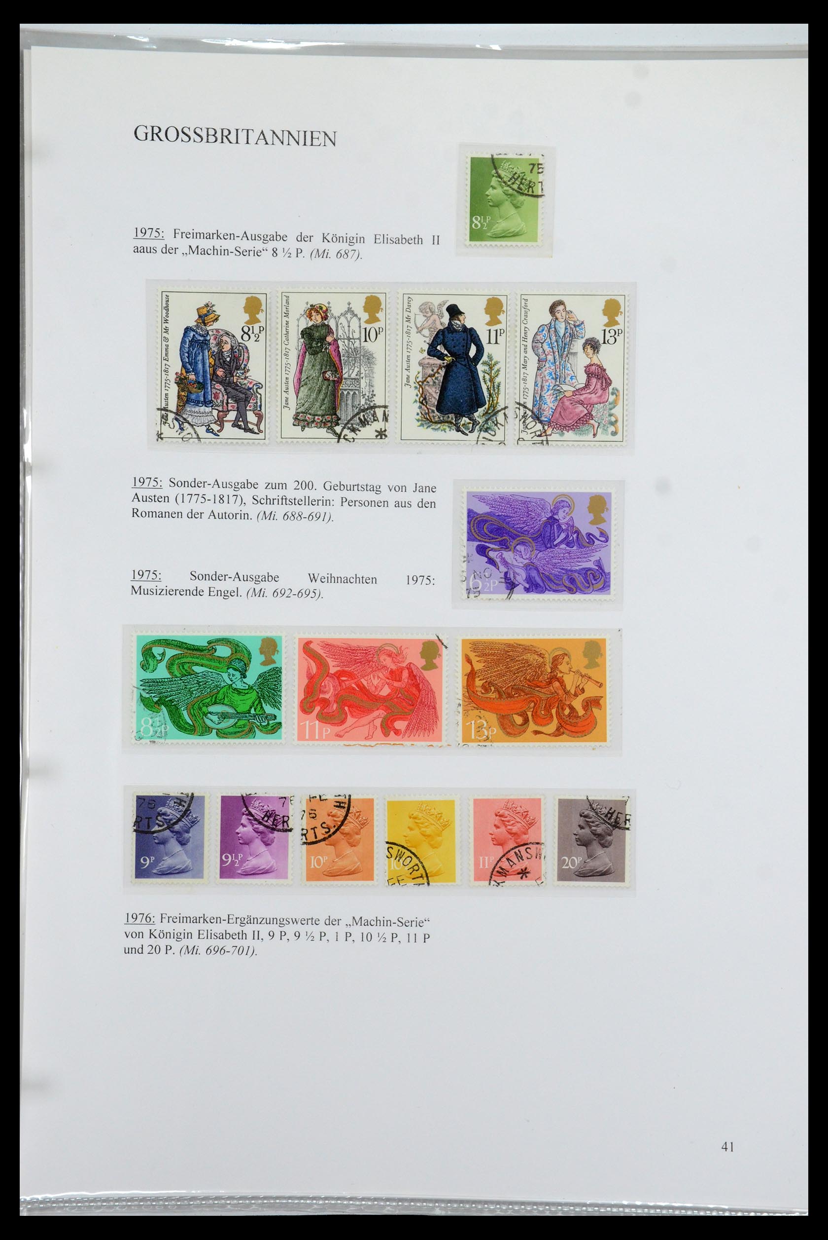 35779 043 - Postzegelverzameling 35779 Engeland 1840-1979.