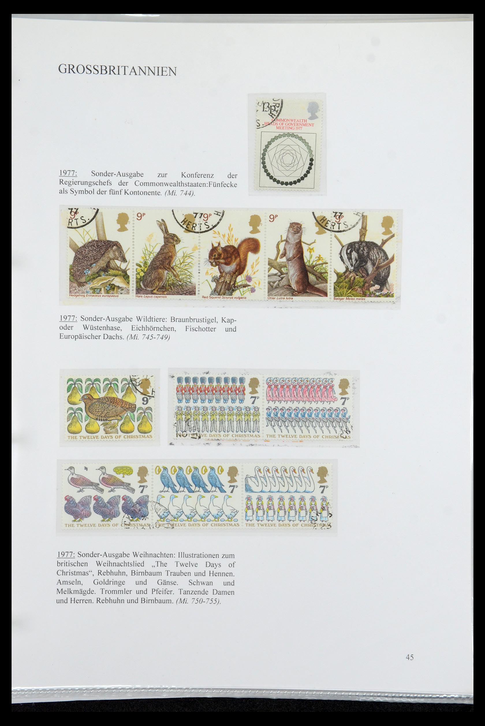35779 047 - Postzegelverzameling 35779 Engeland 1840-1979.