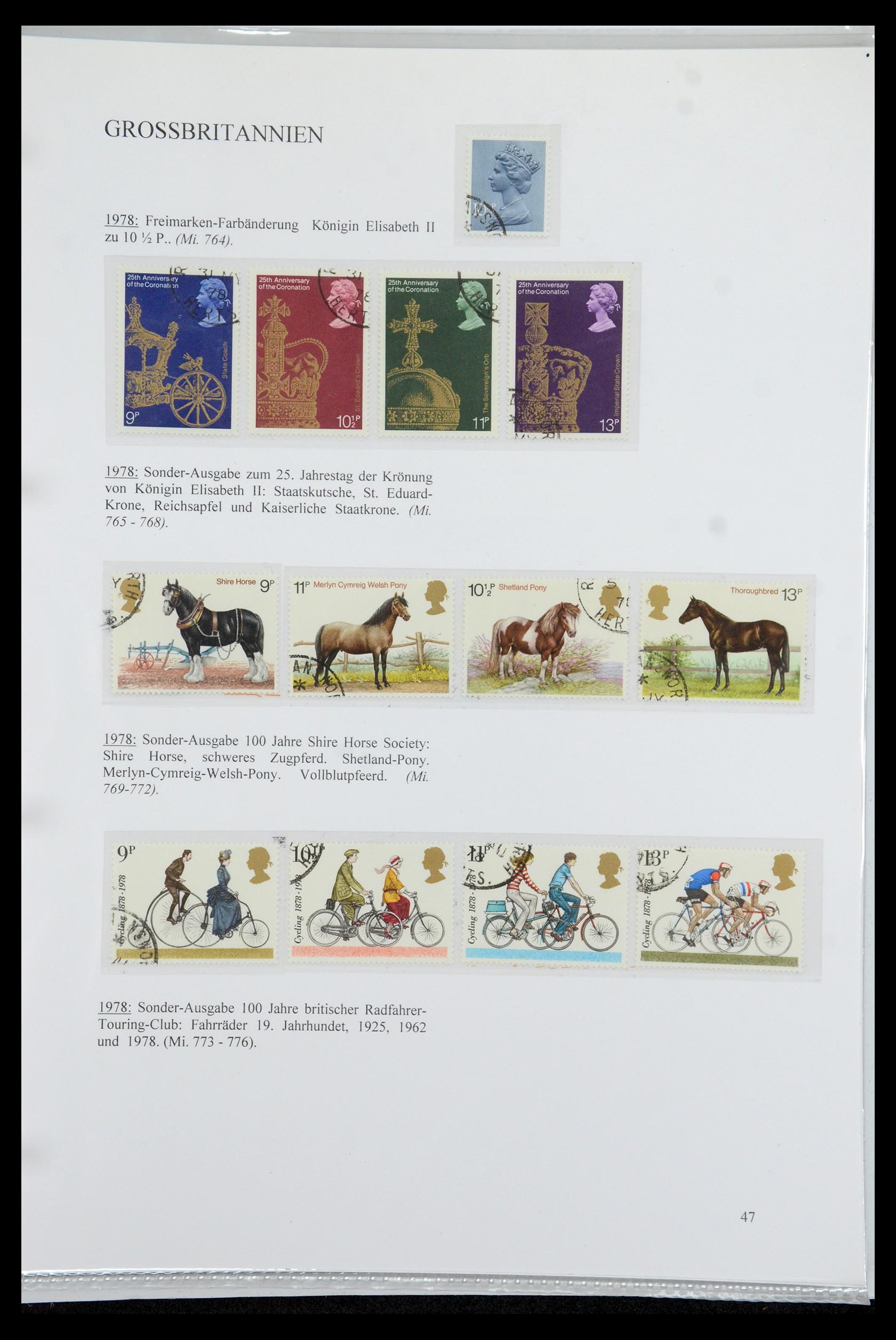 35779 049 - Postzegelverzameling 35779 Engeland 1840-1979.