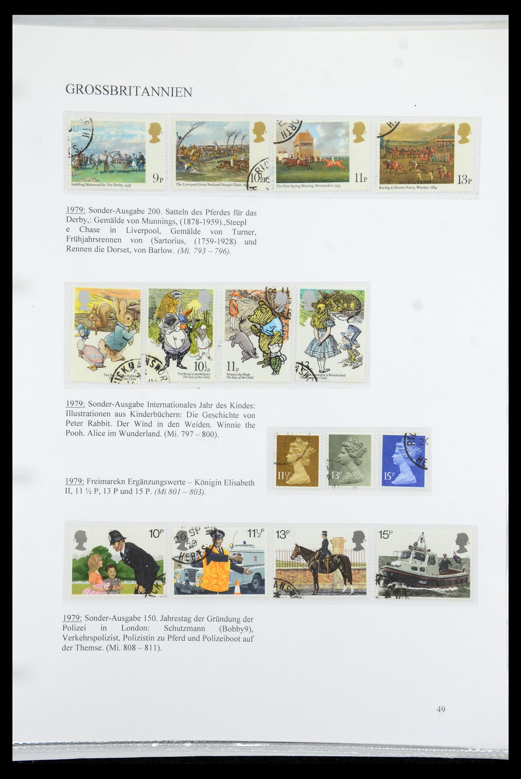 35779 051 - Postzegelverzameling 35779 Engeland 1840-1979.