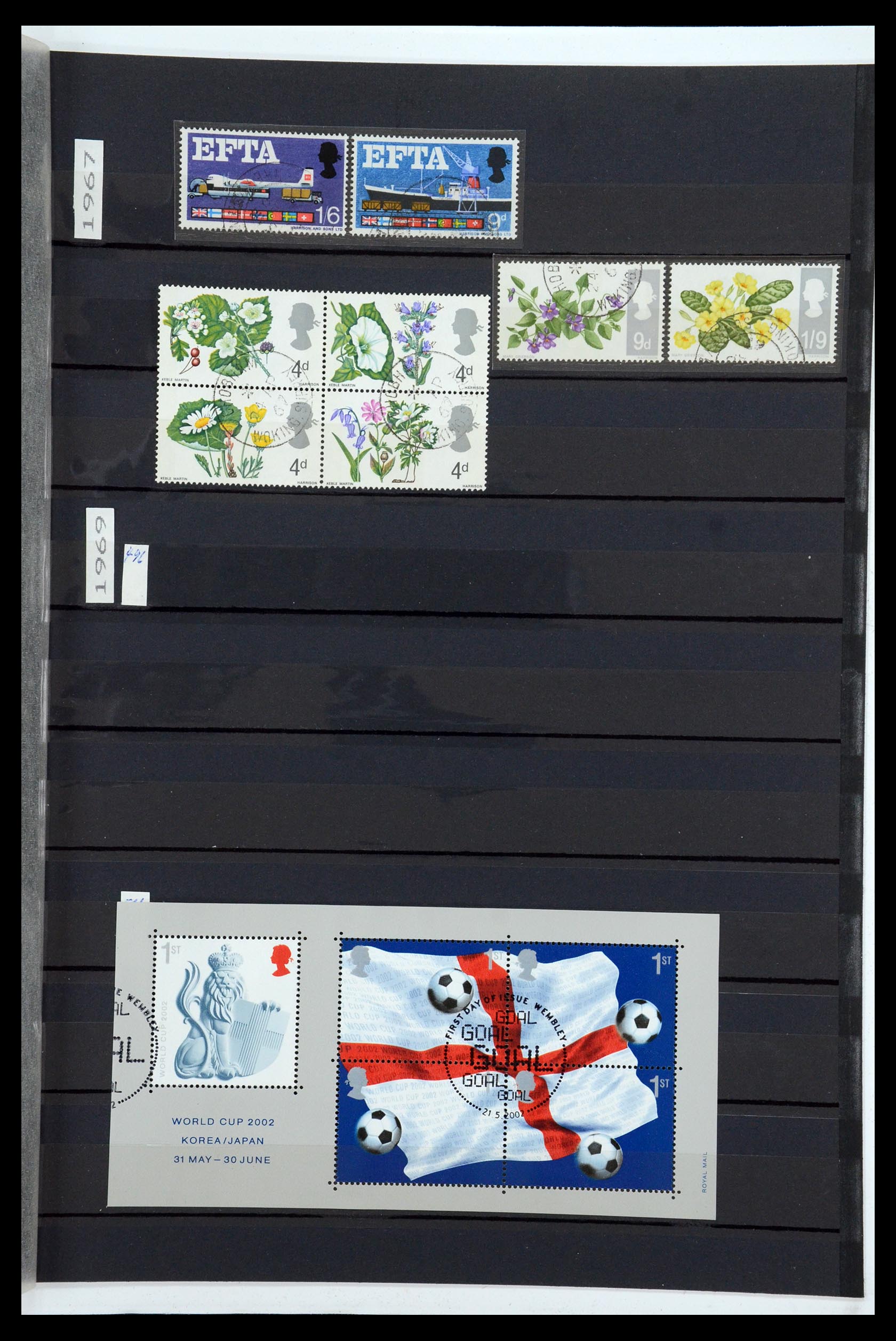 35779 057 - Postzegelverzameling 35779 Engeland 1840-1979.