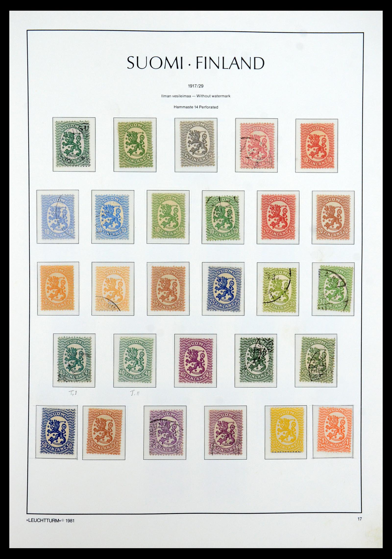 35780 012 - Postzegelverzameling 35780 Finland complete collectie 1856-1962.