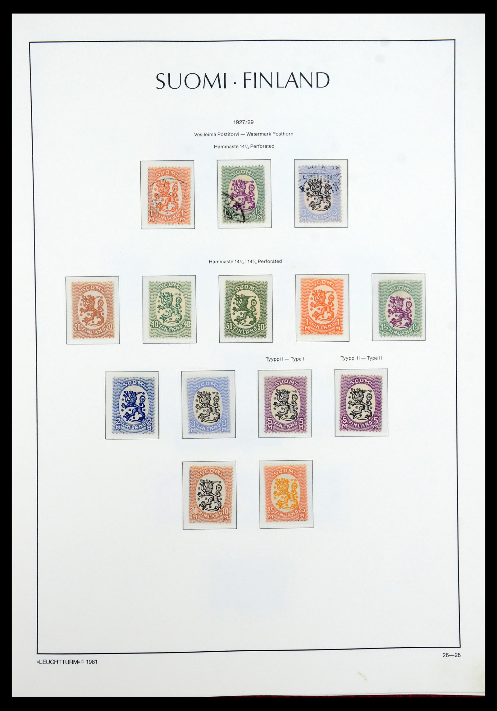 35780 016 - Postzegelverzameling 35780 Finland complete collectie 1856-1962.