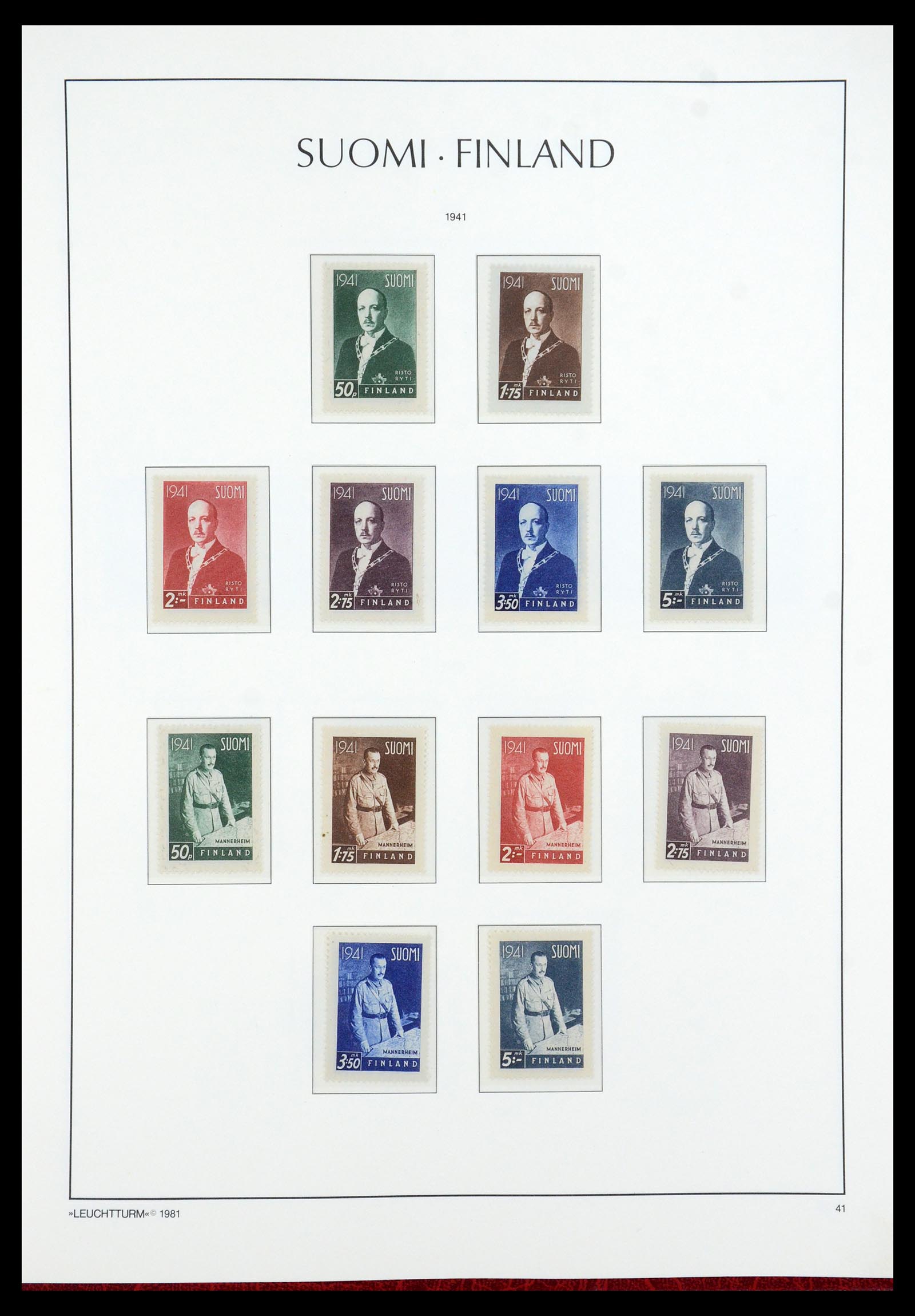 35780 027 - Postzegelverzameling 35780 Finland complete collectie 1856-1962.