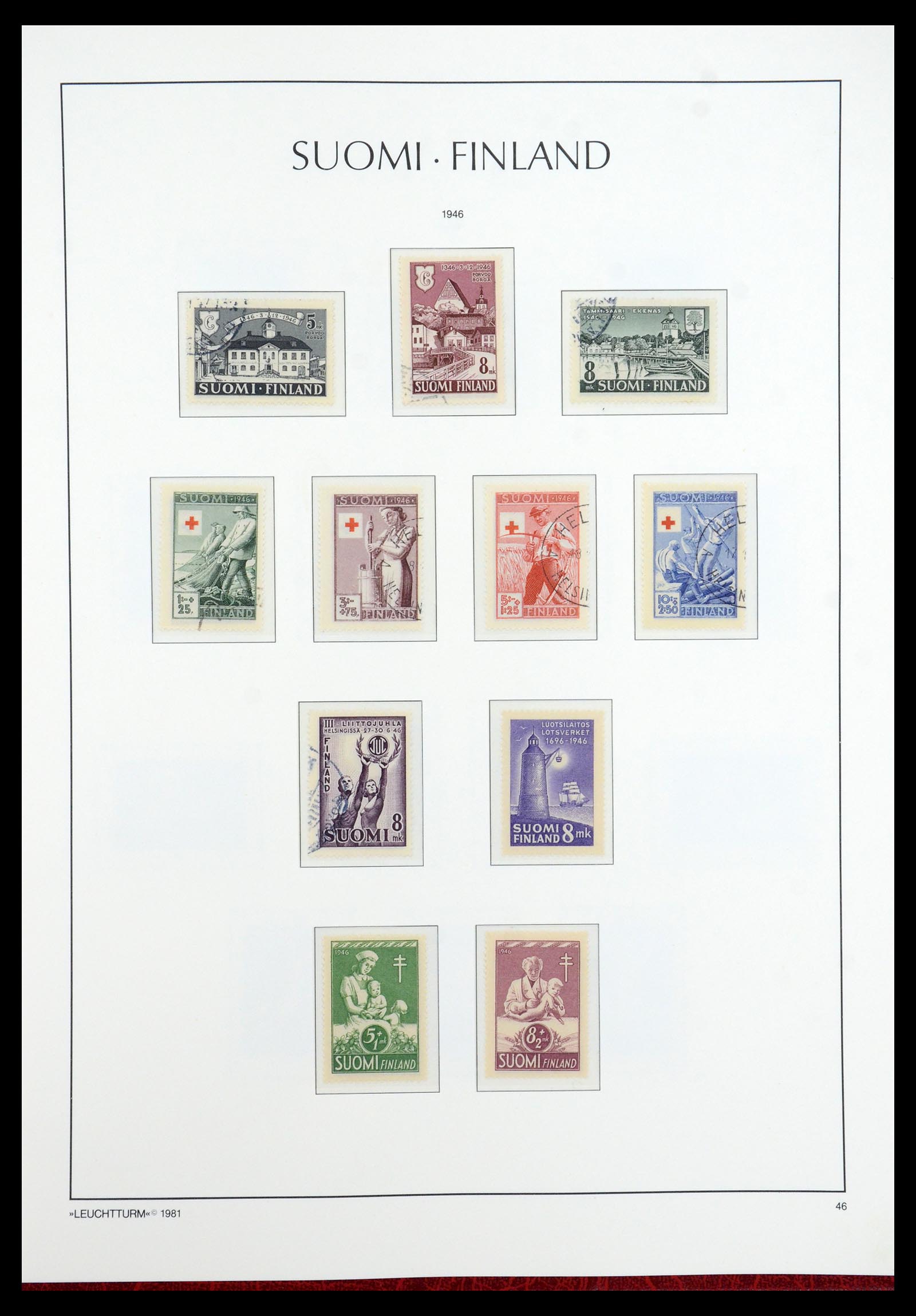 35780 030 - Stamp Collection 35780 Finland complete collection 1856-1962.