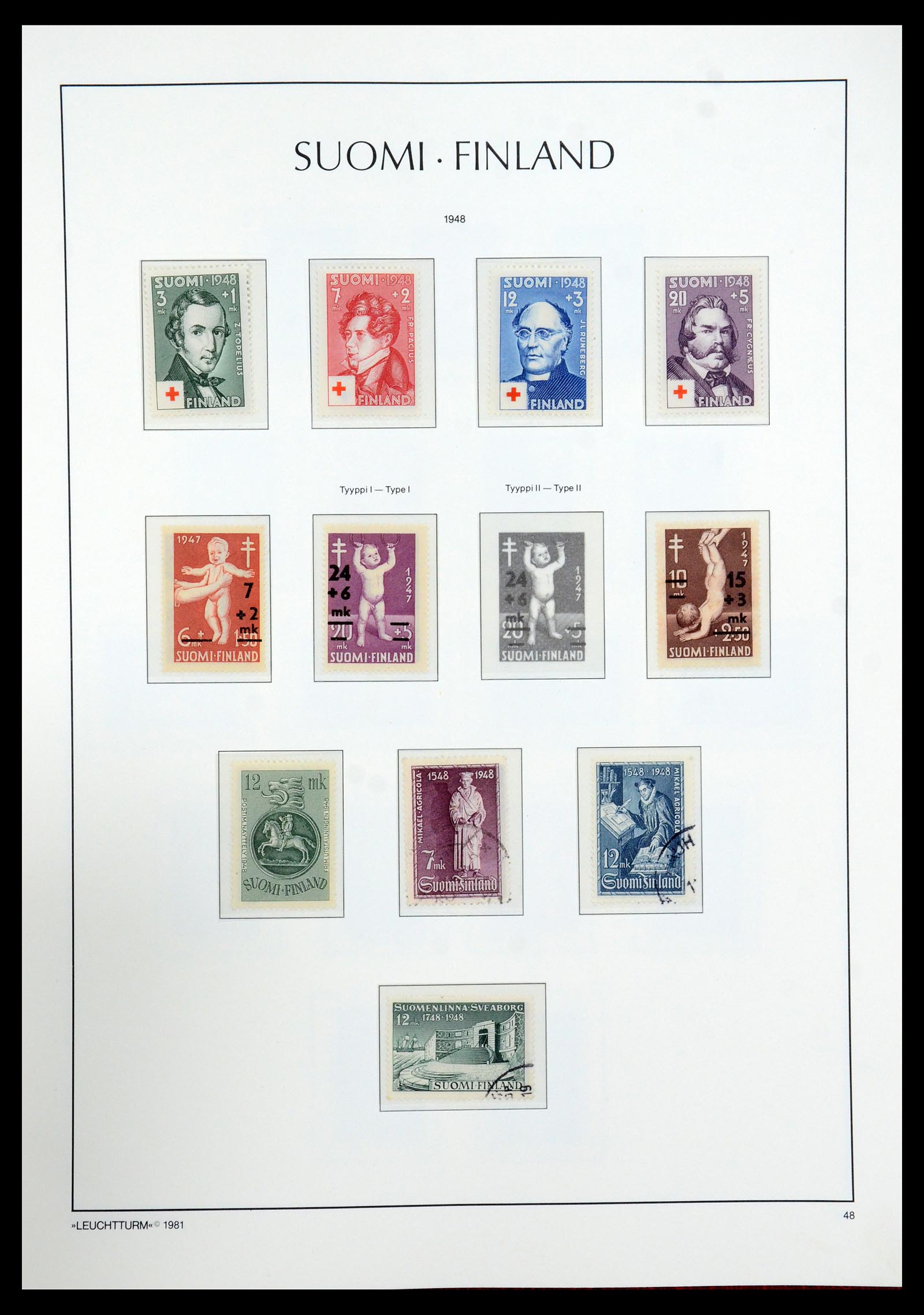 35780 032 - Postzegelverzameling 35780 Finland complete collectie 1856-1962.