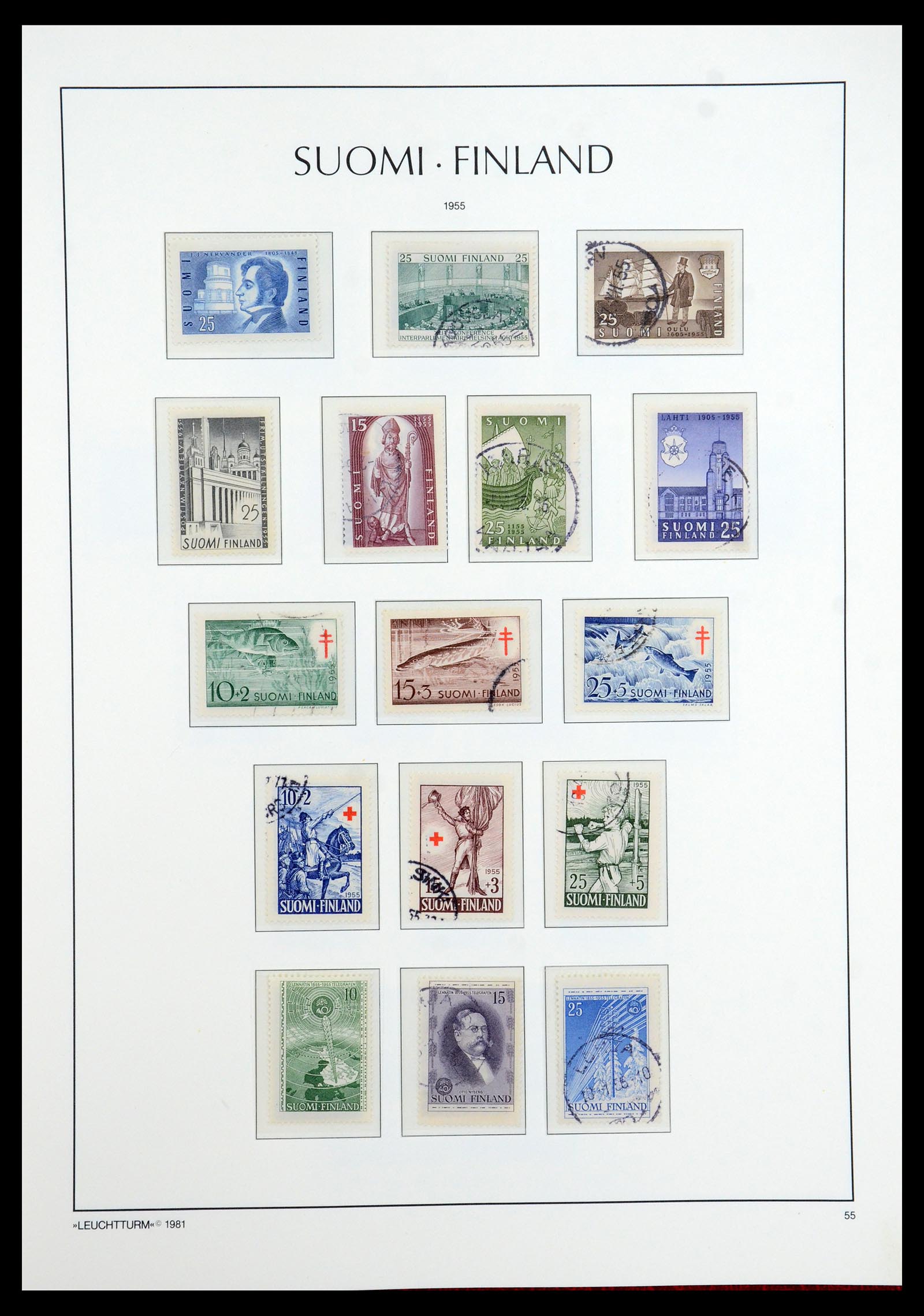 35780 038 - Stamp Collection 35780 Finland complete collection 1856-1962.