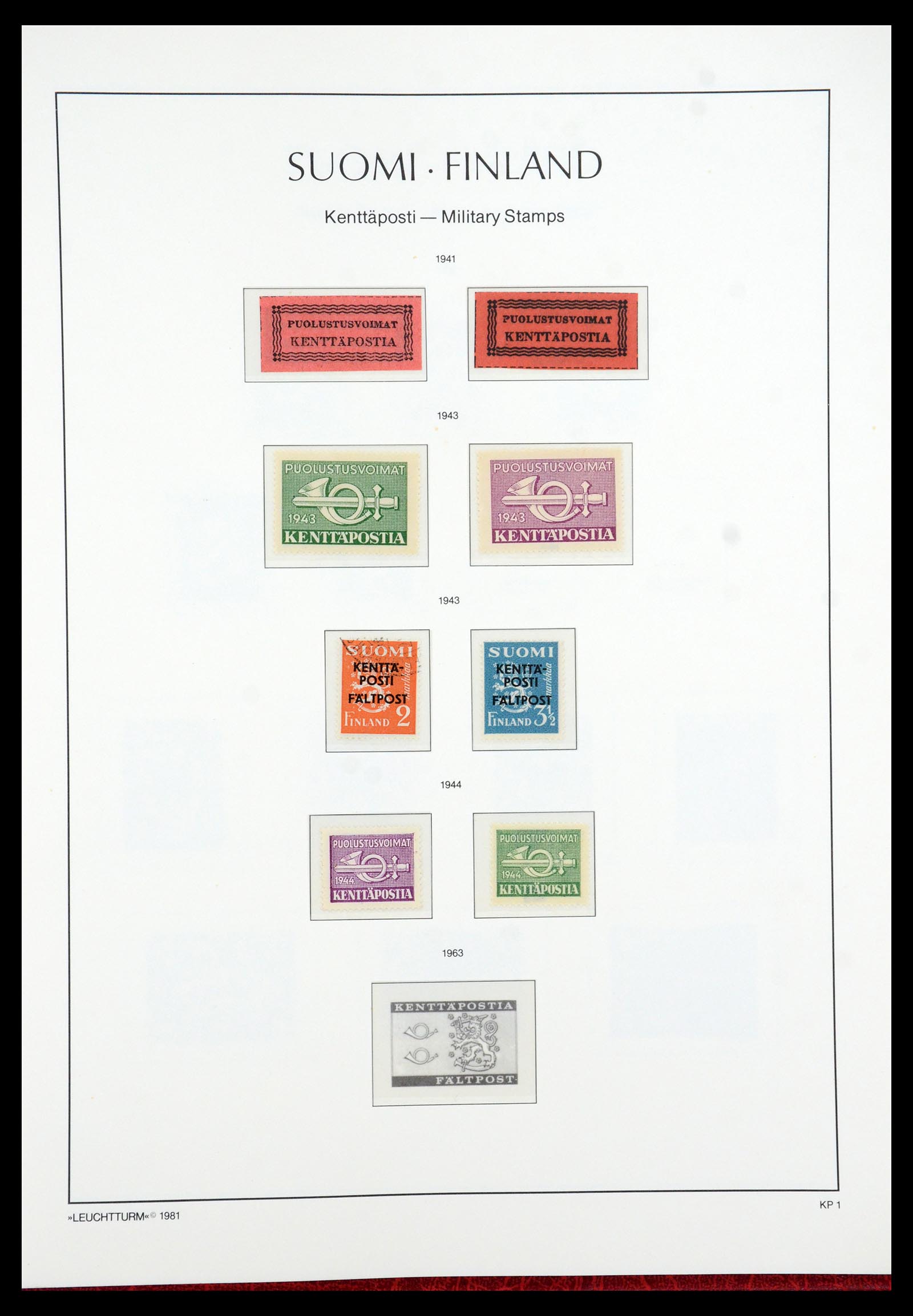 35780 047 - Postzegelverzameling 35780 Finland complete collectie 1856-1962.